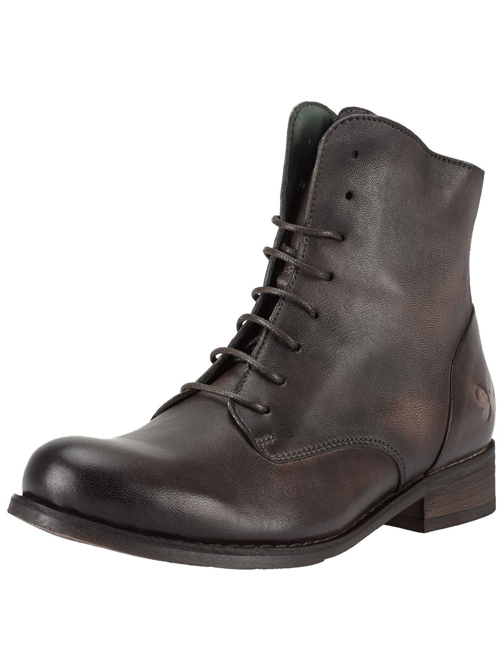 Felmini Stiefelette Leder . Schnürstiefelette