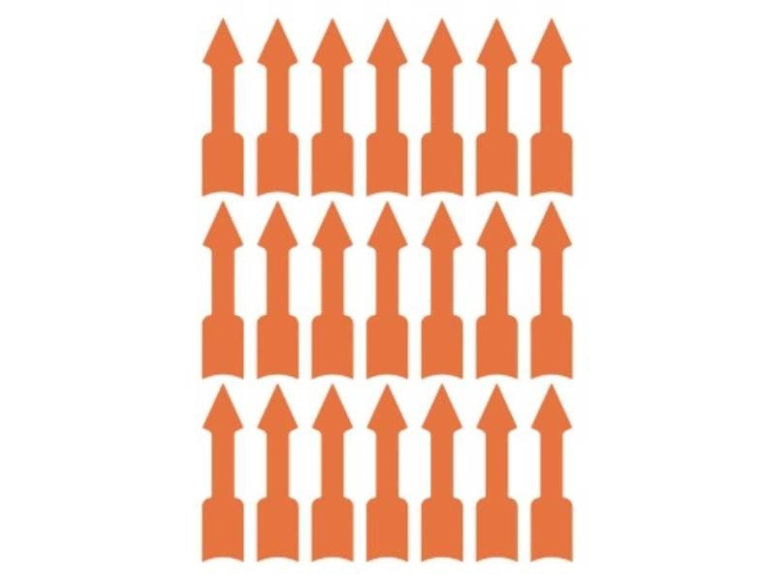 Avery Zweckform Etikett Avery Zweckform Hinweisetikett Pfeil 3008 leuchtrot 63 St./Pack.