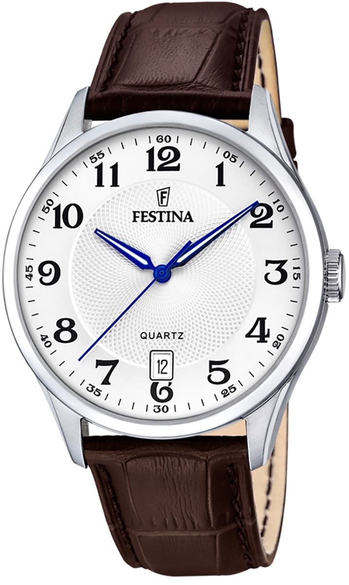 Quarzuhr Festina Herren Uhr F20426/1 Leder