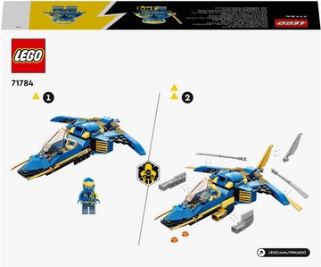 LEGO® Konstruktionsspielsteine Jays Donner-Jet EVO (71784), LEGO® NINJAGO, (146 St), Made in Europe