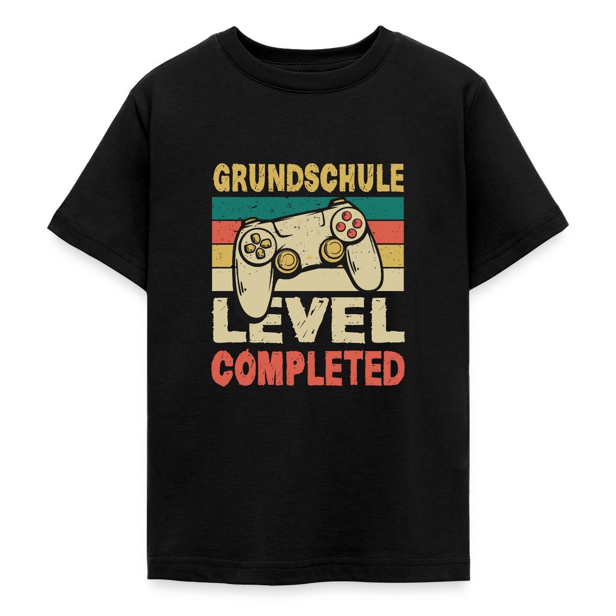 T-Shirt Grundschule Level Completed Teenager T-Shirt