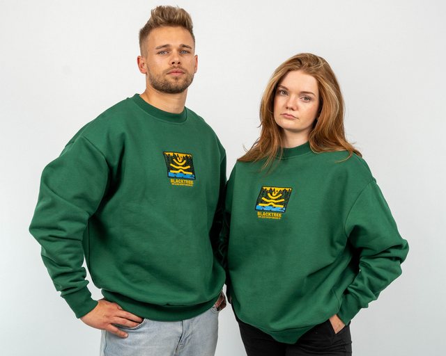 Black Tree Sweatshirt Regeneration Sweater - Pullover - Pulli - Heavy Sweat günstig online kaufen