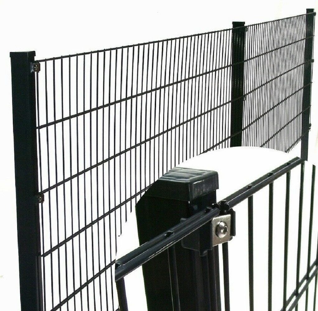 Apex Doppelstabmattenzaun Doppelstabmattenzaun inkl. Pfosten Komplettset günstig online kaufen