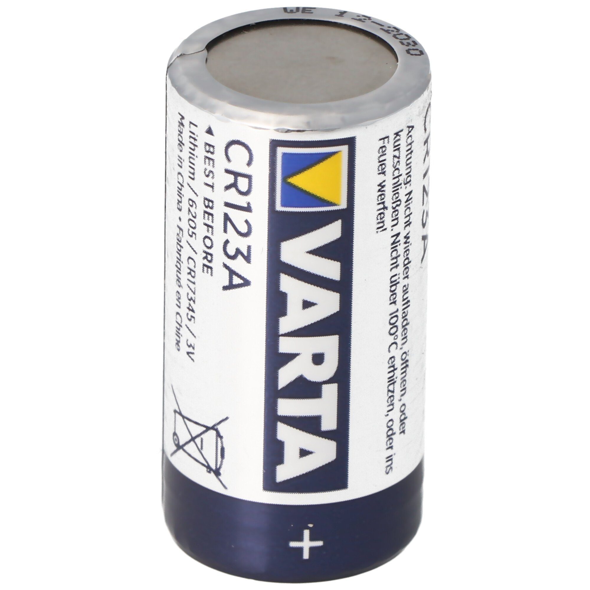 Batterie VARTA FU2998 Batterie Motorschloss ABUS Danalock für V3 CR123A passend