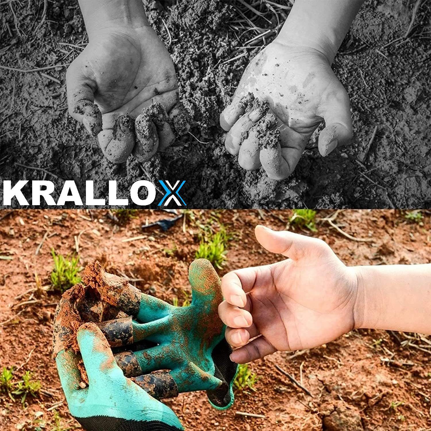 MAVURA Gartenhandschuhe KRALLOX Krallenhandschuhe Universalgröße & Damen Garten zum Handschuhe für Graben Herren Krallen mit
