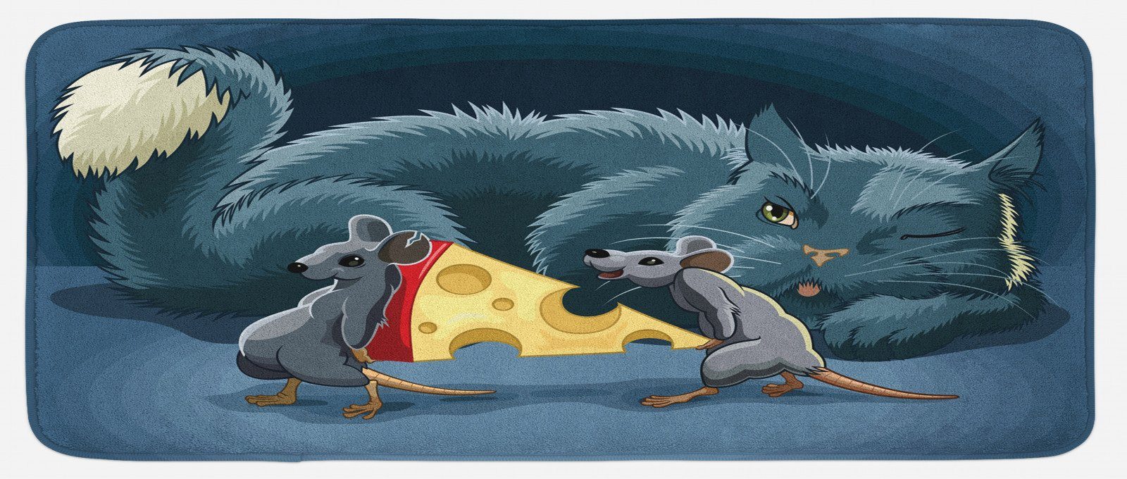 Küchenläufer »Plüsch Dekorative Küchenmatte mit rutschfester Rückseite