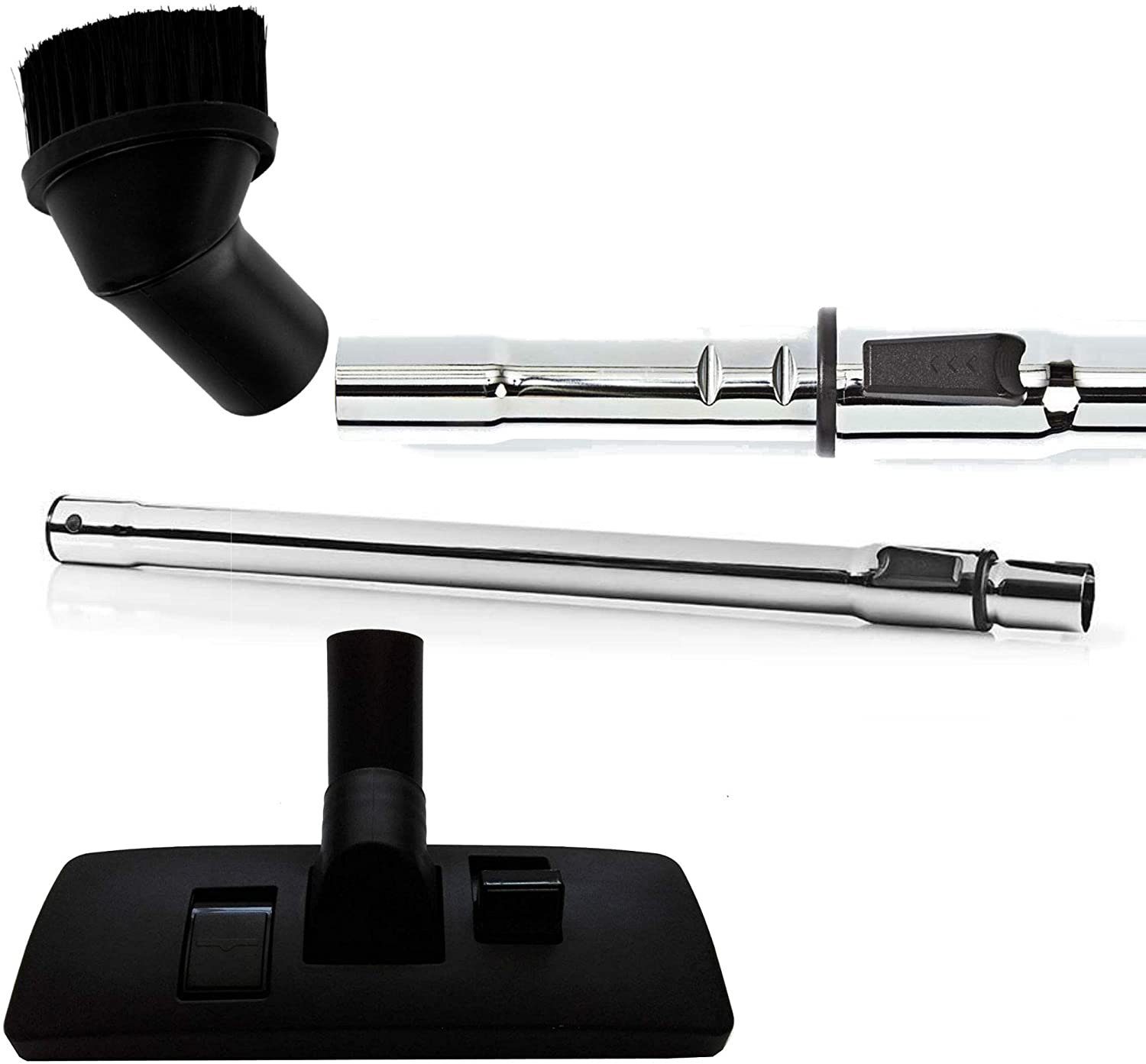 Maxorado Staubsaugerdüsen-Set 35mm Staubsaugerrohr Kombidüse für Staubsauger EIO ECO Öko-Lux Topo