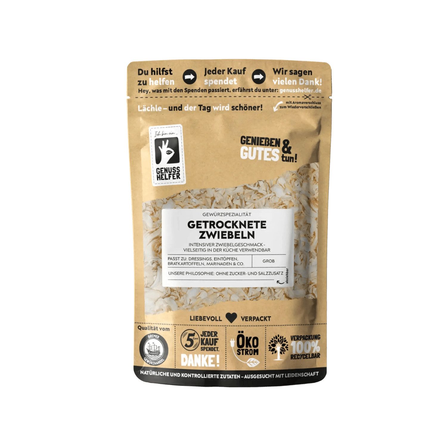 Bremer Gewürzhandel Gewürz Zwiebeln getrocknet, 75 g