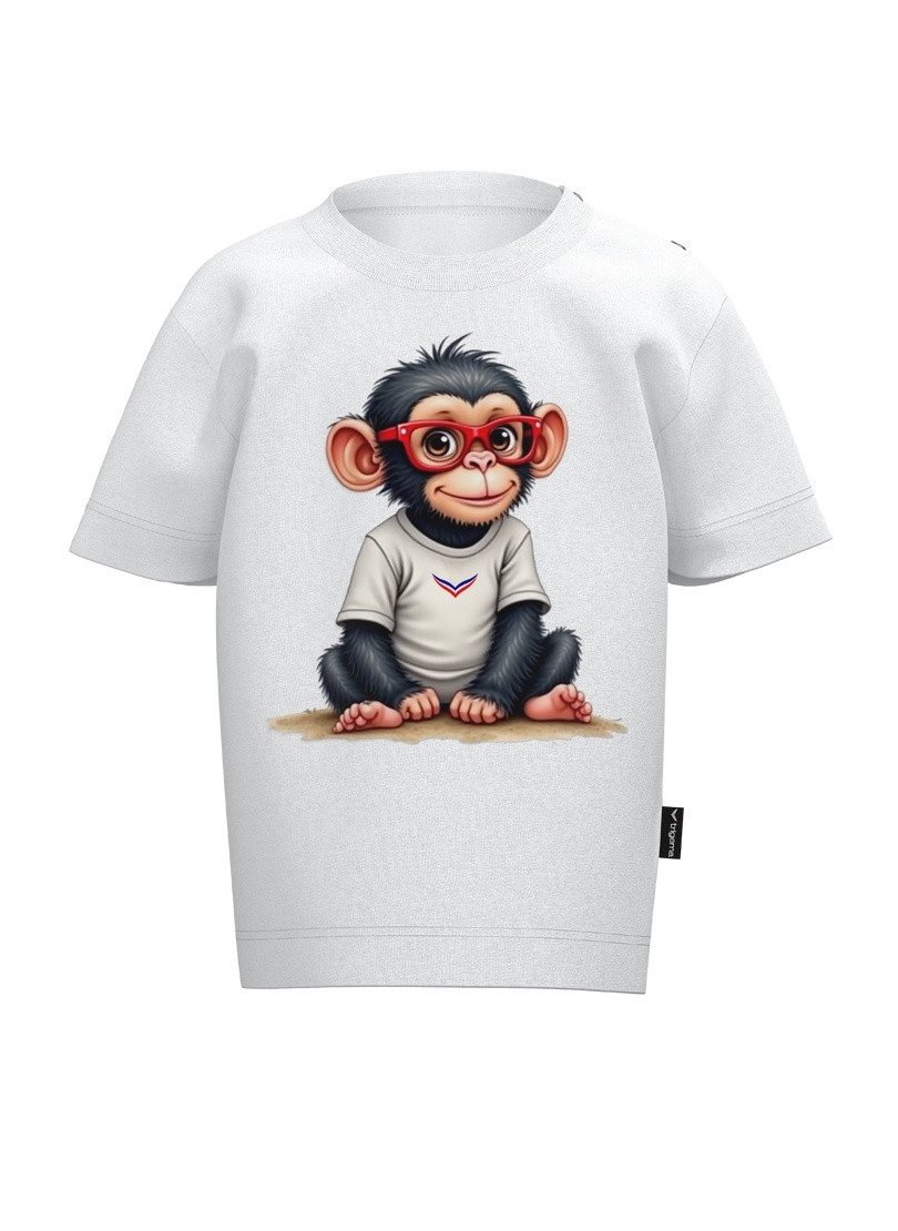 Trigema T-Shirt TRIGEMA T Shirt mit süßem "Baby Affe Junge" Print (1-tlg)