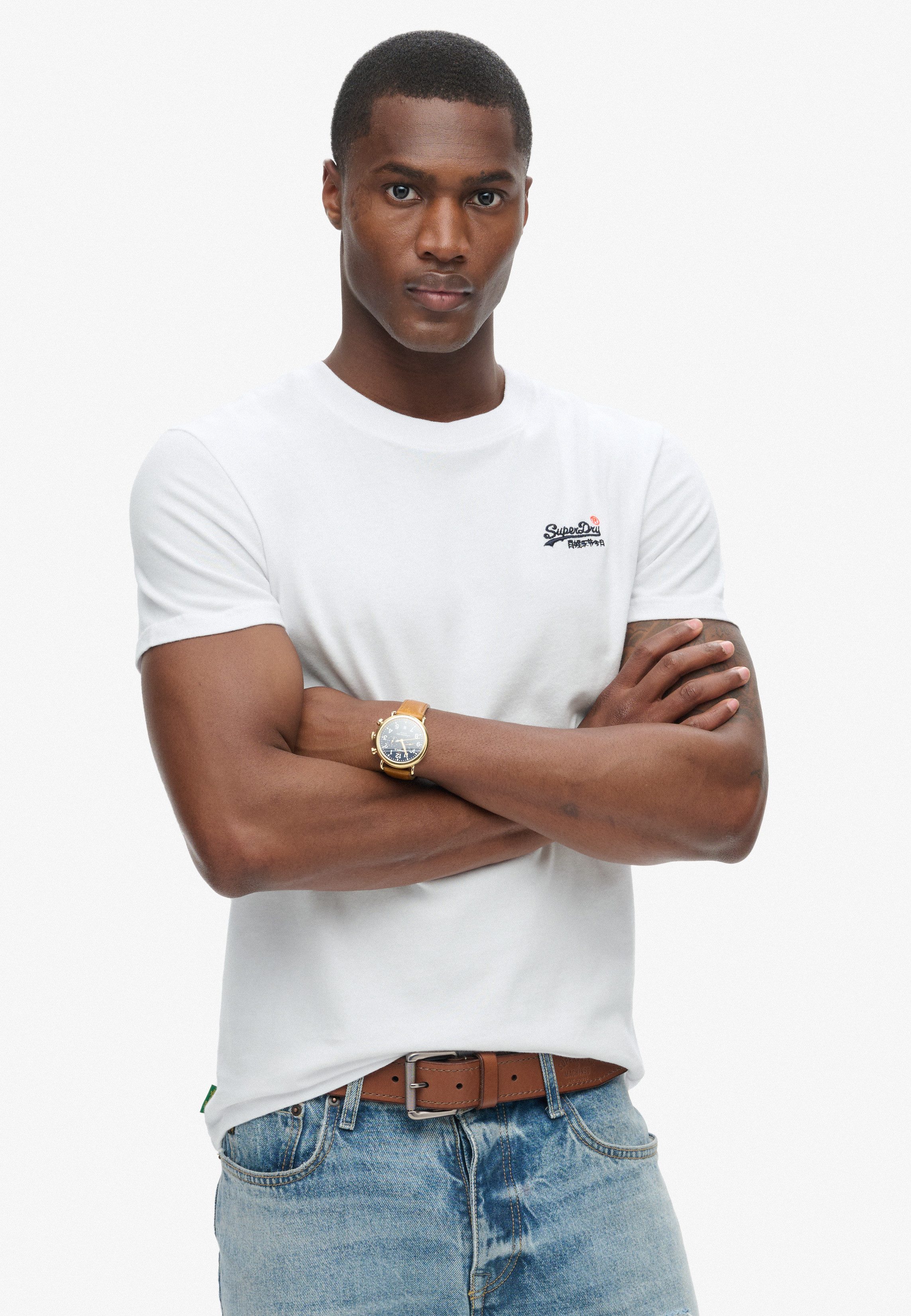 Superdry Rundhalsshirt ESSENTIAL CONTRAST EMB TEE günstig online kaufen