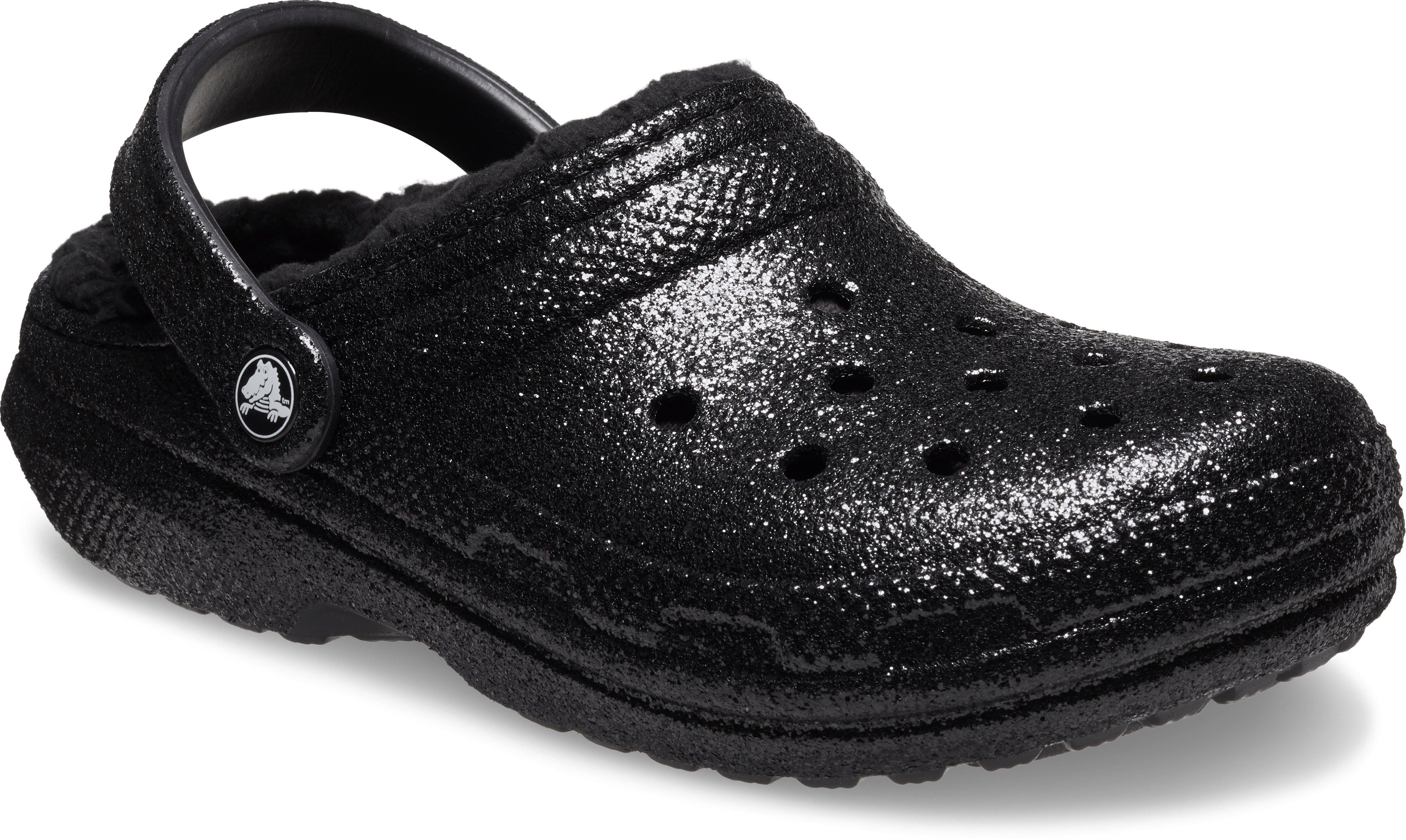 Crocs Classic Glitter Lined Clog Clog für Drinnen und Draußen | Clogs