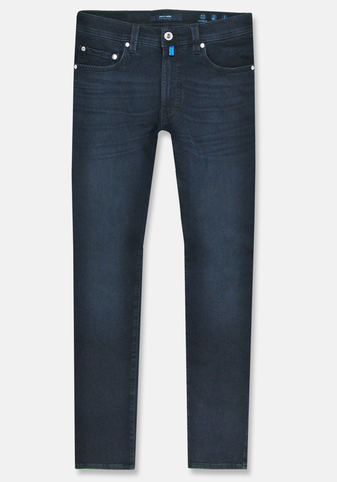 Pierre Cardin Blue 5-Pocket-Jeans Organic Fit Jeans Lyon Futureflex Tapered Deep Cotton Buffies