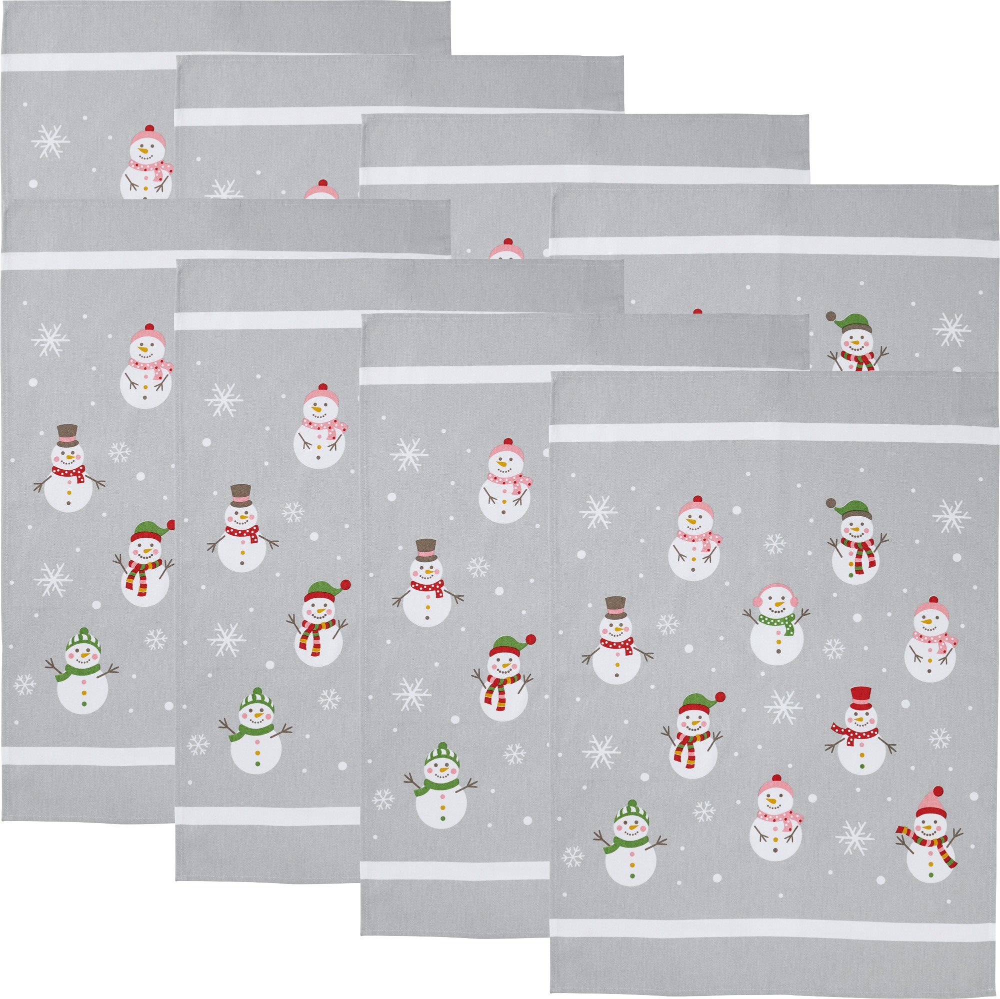 8er-Pack Schneemänner