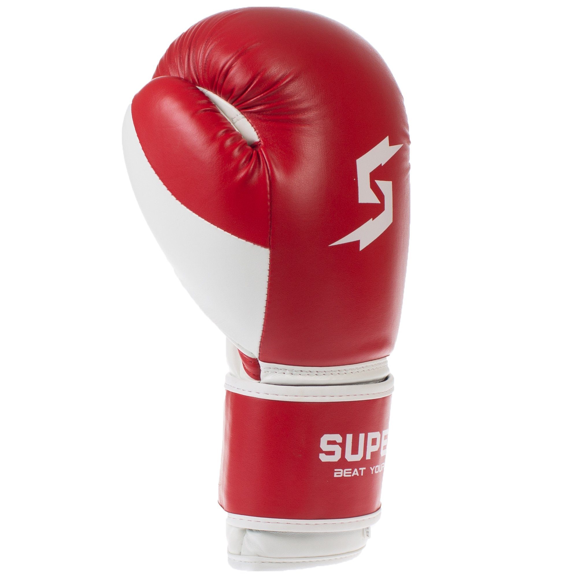 - für SUPERA und Frauen rot Box (Paar), Handschuhe Boxen Männer MMA Kickboxen Boxhandschuhe
