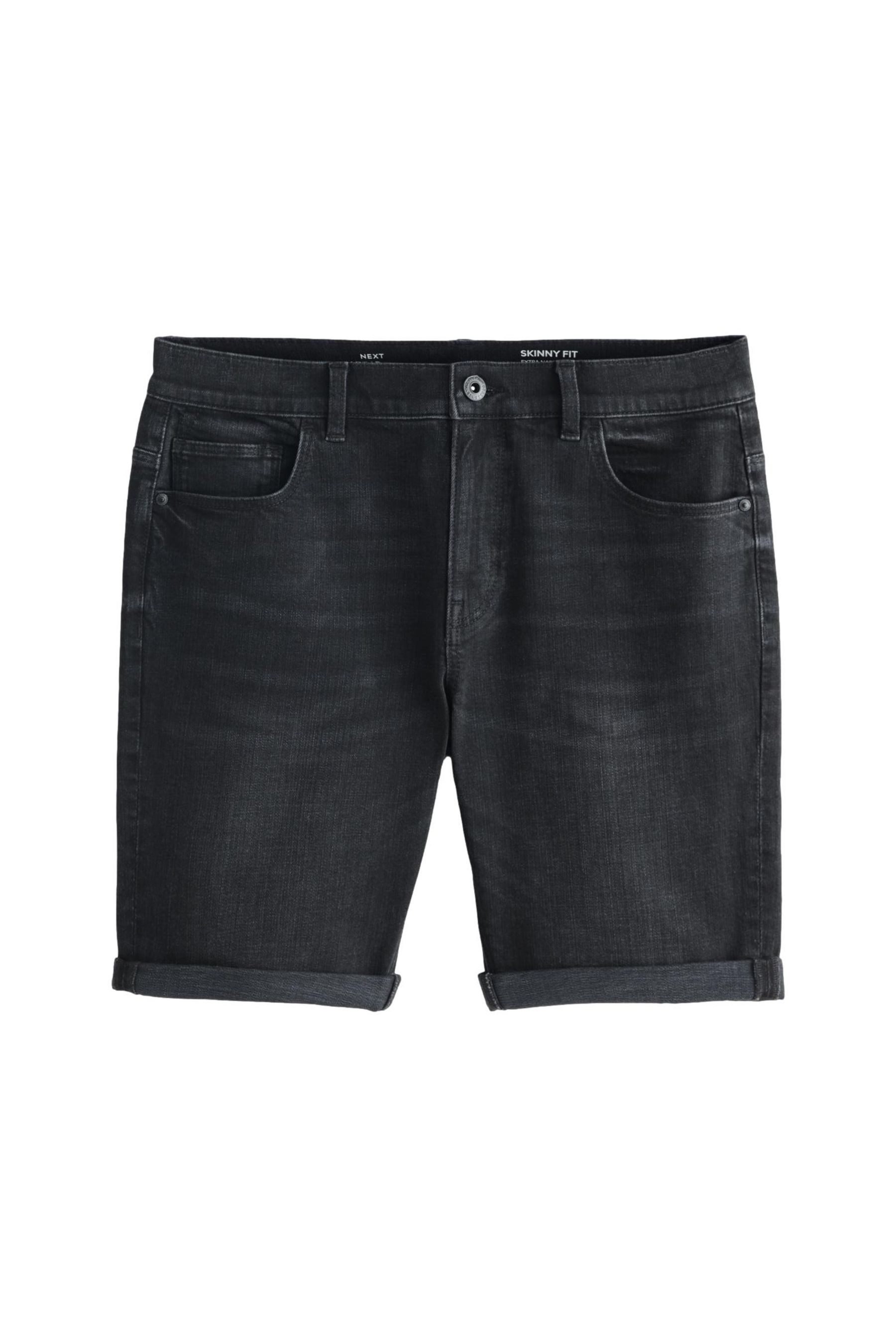 Jeansshorts Skinny Fit Denim-Shorts mit Stretchanteil