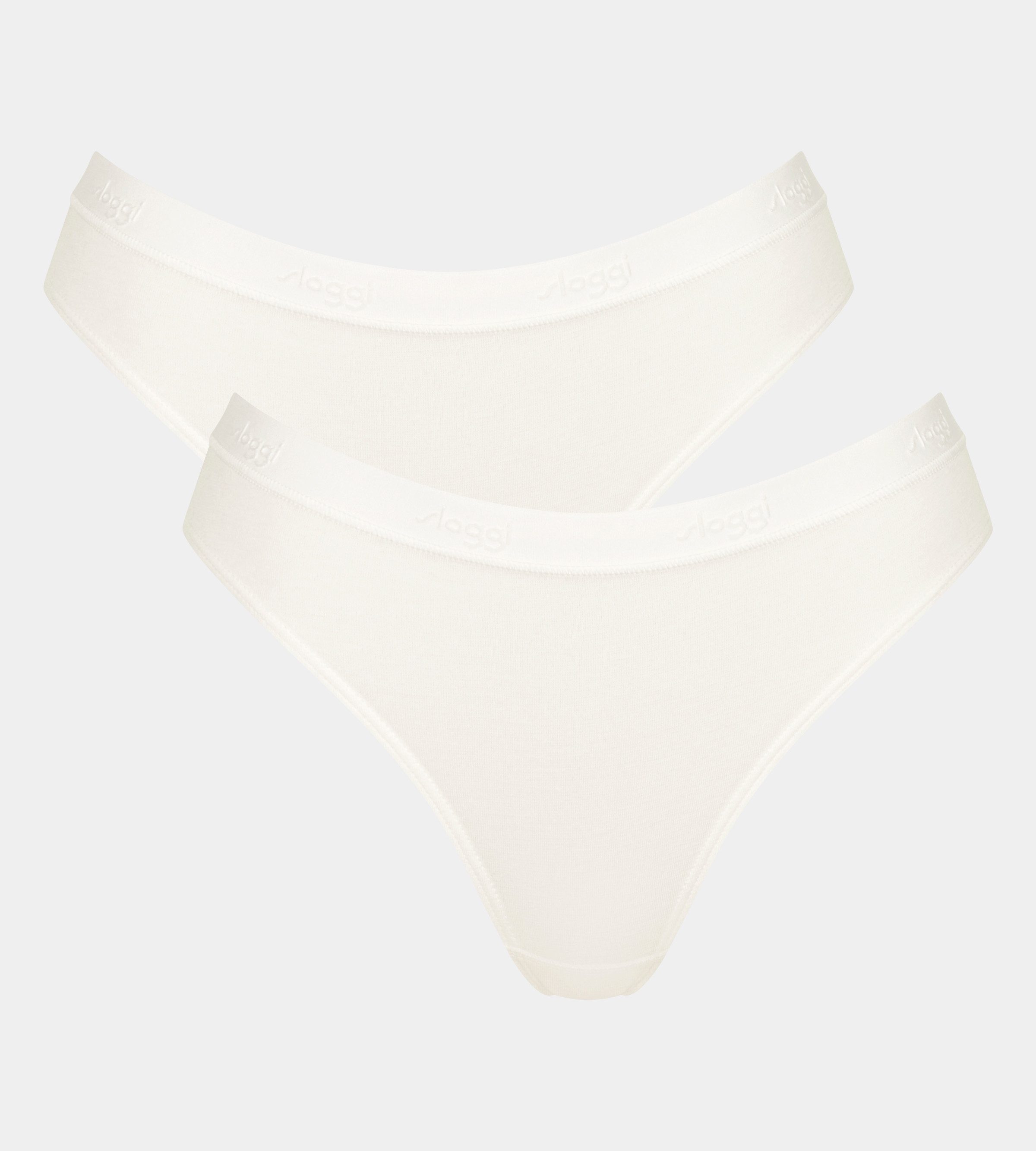 sloggi Slip GO Casual High leg 2P (Packung, 2-St., 2er Pack) weiche und atmungsaktive Baumwollqualität