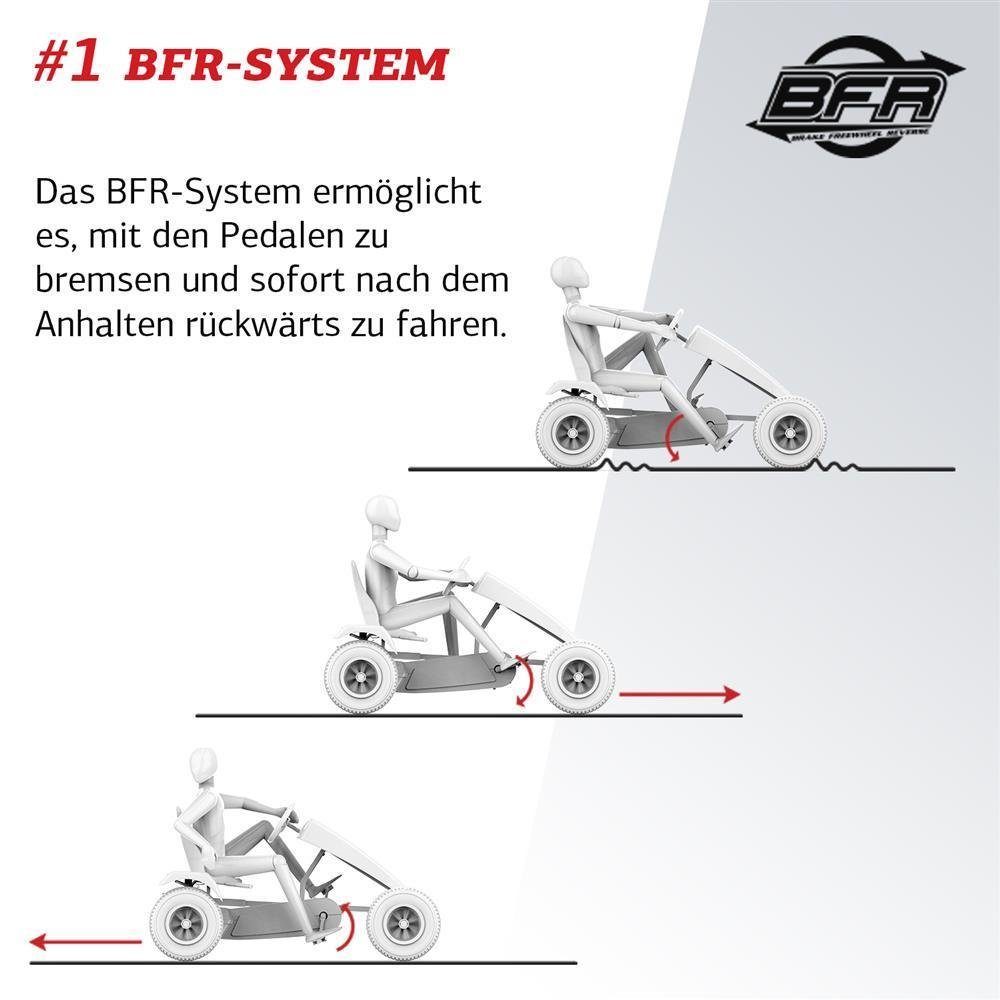 Go-Kart BFR-3 Gangschaltung mit B.Super mit Gangschaltung, Berg gelb Gokart BERG Yellow