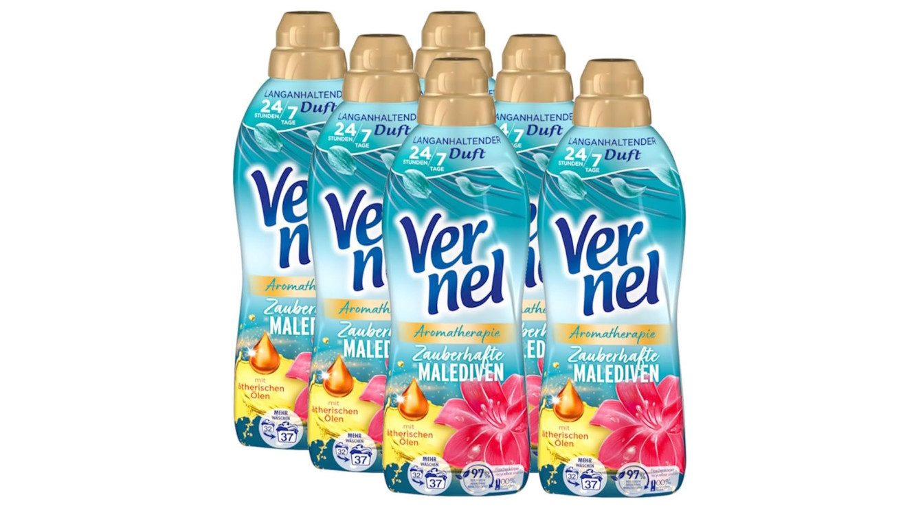 Vernel Aromatherapie Zauberhafte Malediven 6x32 Waschladungen) Weichspüler (6-St)