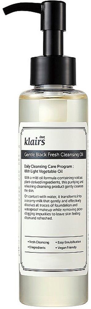 Gesichts-Reinigungsöl Gentle Black Fresh Cleansing Oil