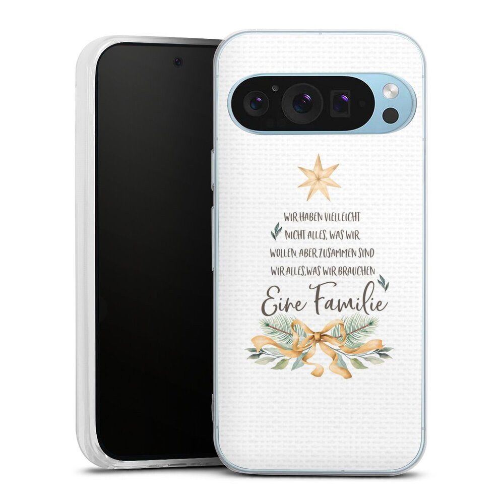 DeinDesign Handyhülle Eine Familie, Google Pixel 9 Silikon Hülle Bumper Case Handy Schutzhülle