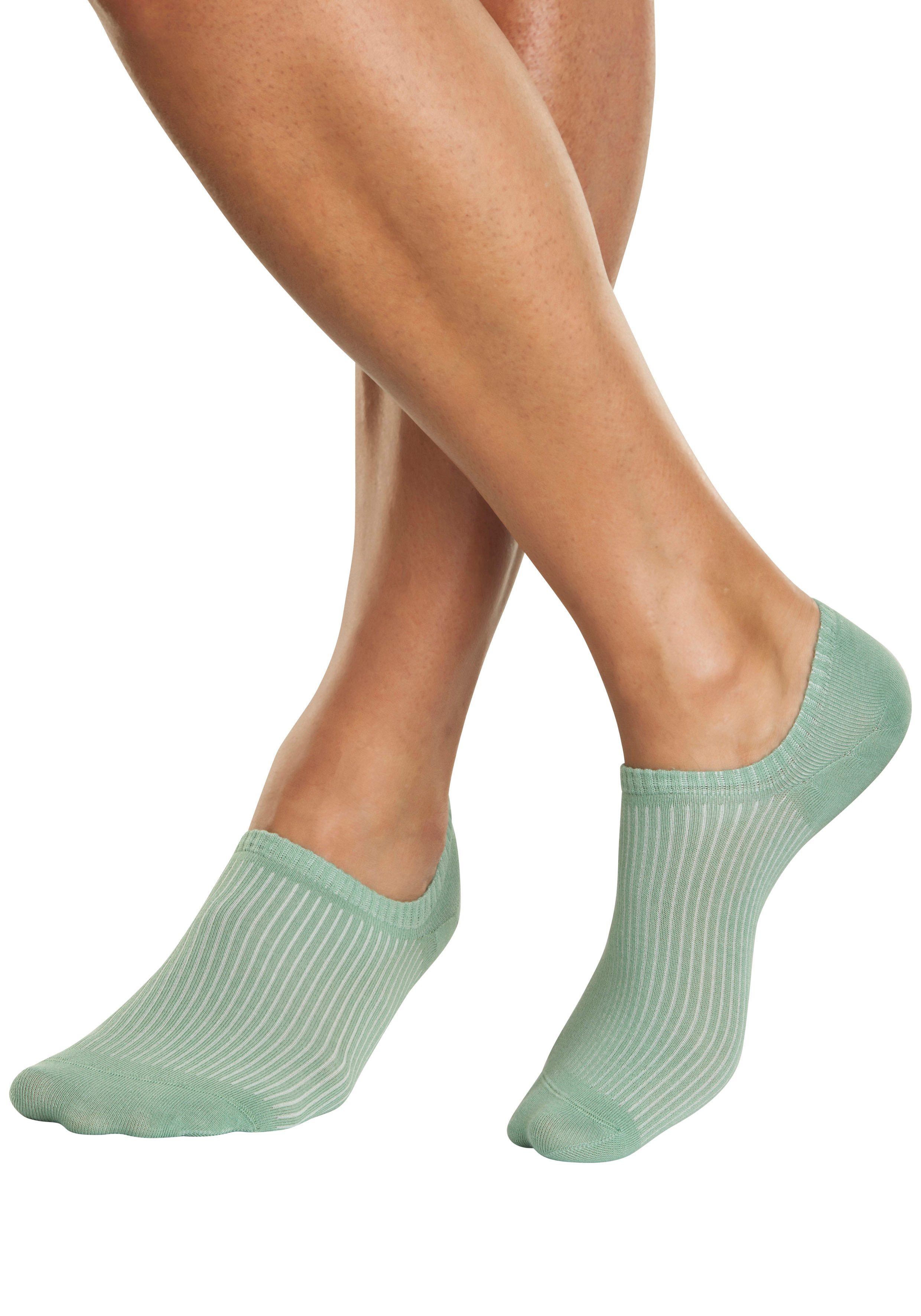 H.I.S Sneakersocken Herren Unsichtbare Füßlinge, Kurz Sneaker Socken (Packung, 7-Paar, No Show) invisible und gerippt – Bild 3 von 5