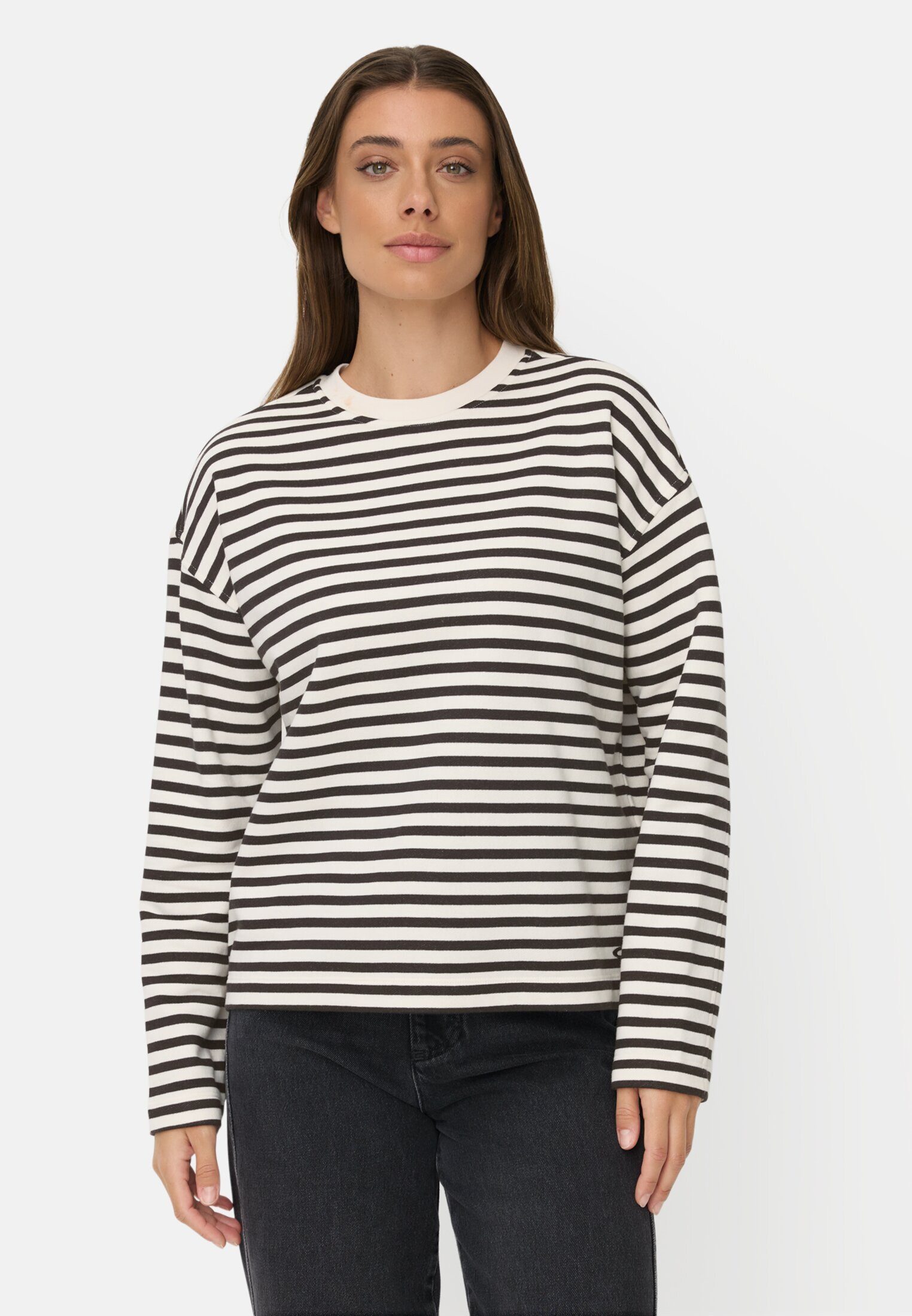 camel active Sweatshirt aus 100% Baumwolle Langarm