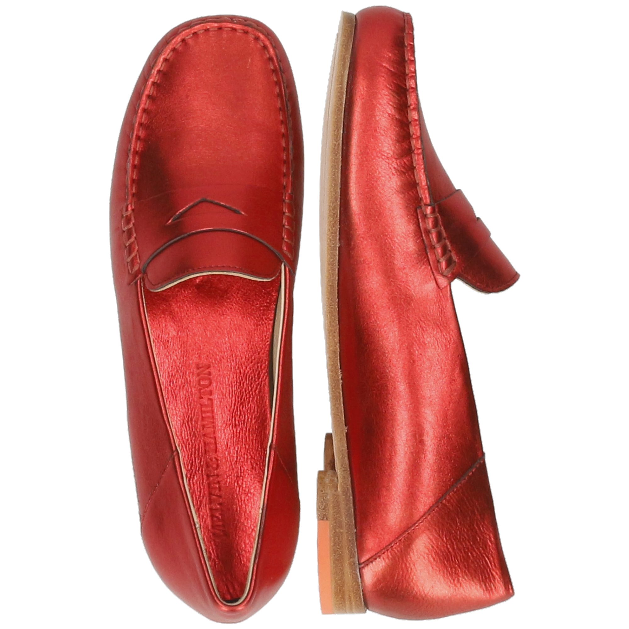 Melvin & Hamilton Thea 3 Leder-Loafers für Damen Loafer Echtes Leder