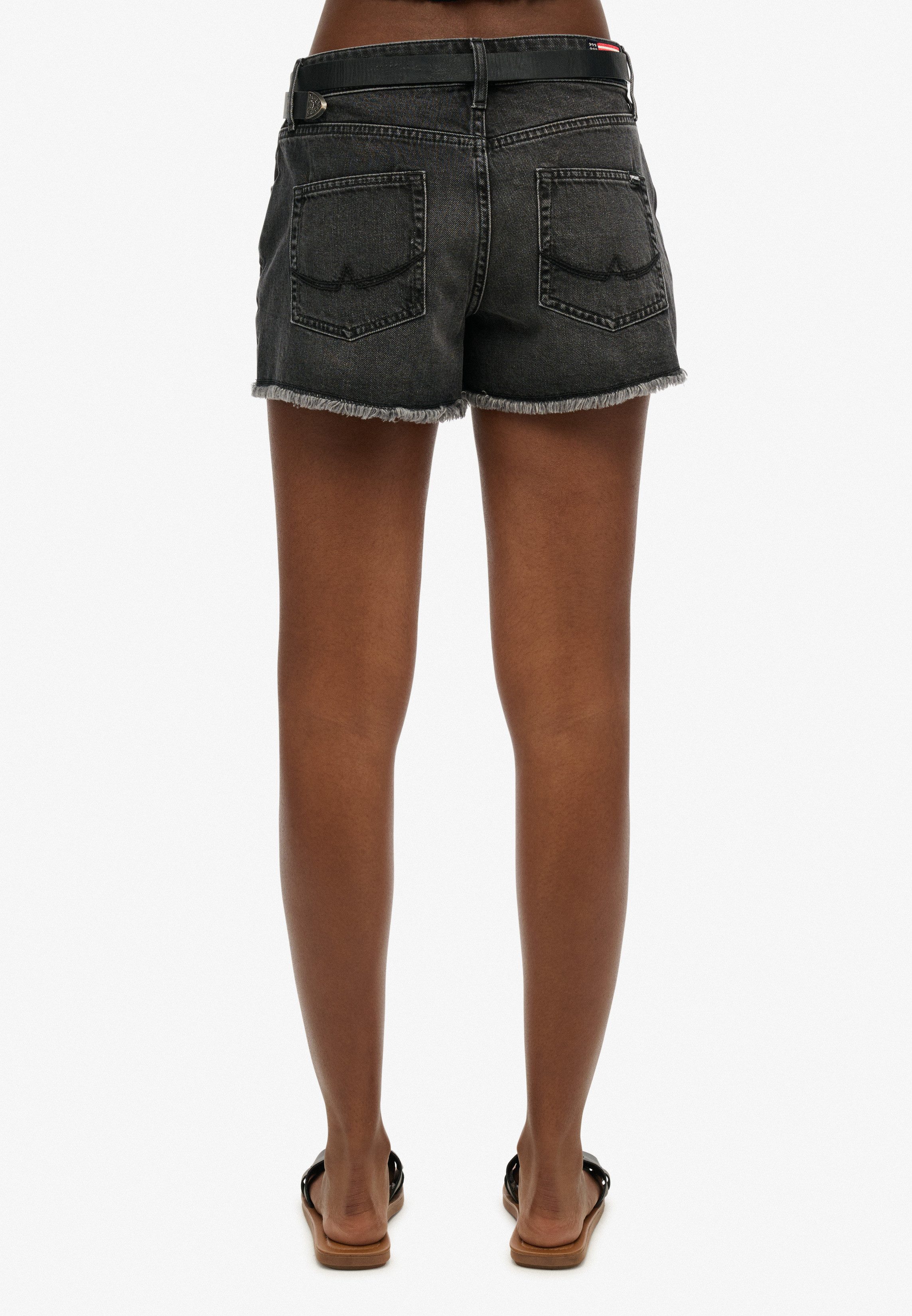 Superdry Jeanshotpants MID RISE DENIM HOT günstig online kaufen