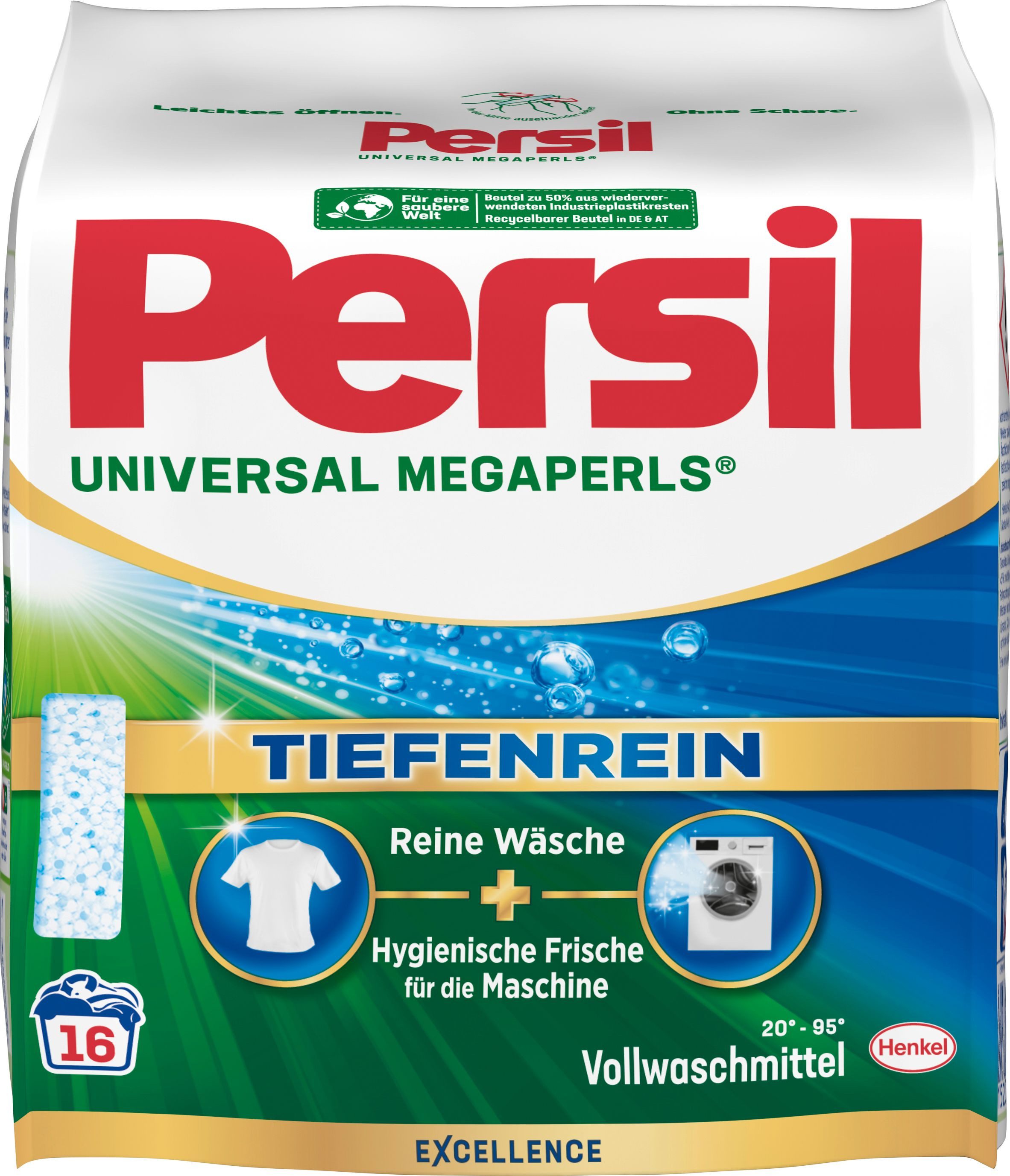 Persil 1x Megaperls Universal 16WL & 2x Color Megaperls 16WL Vollwaschmittel