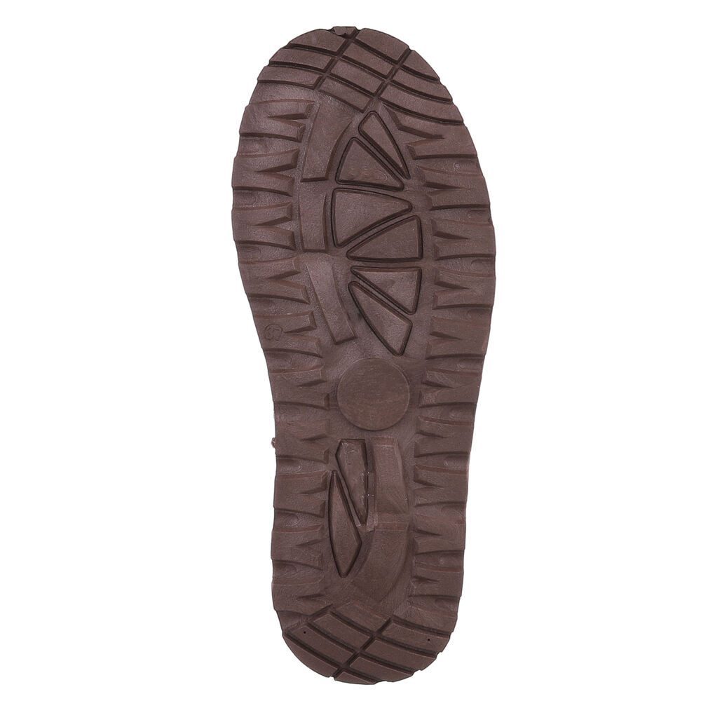 Ital-Design Stilvolle Stiefeletten mit Verzierung für Damen Snowboots (90927545) Flach Stiefeletten in Braun