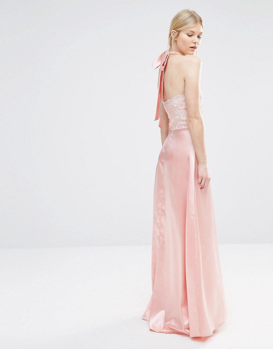 Sarcia.eu Maxikleid Elegantes, lachsfarbenes Maxikleid John Zack M