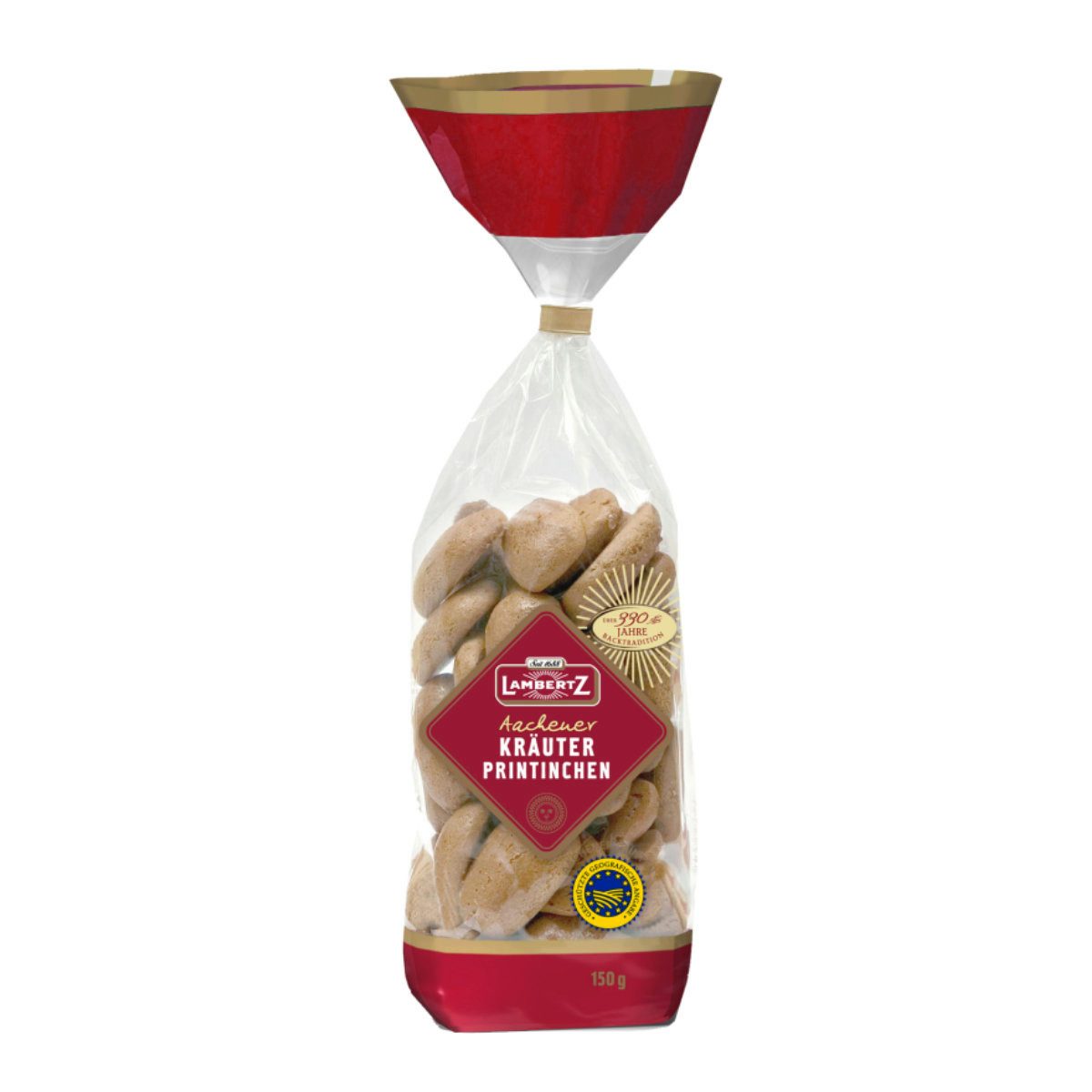 Lambertz Süßigkeit, Lambertz Aachener Mini Kräuter Printinchen mit Kandiszucker 150g