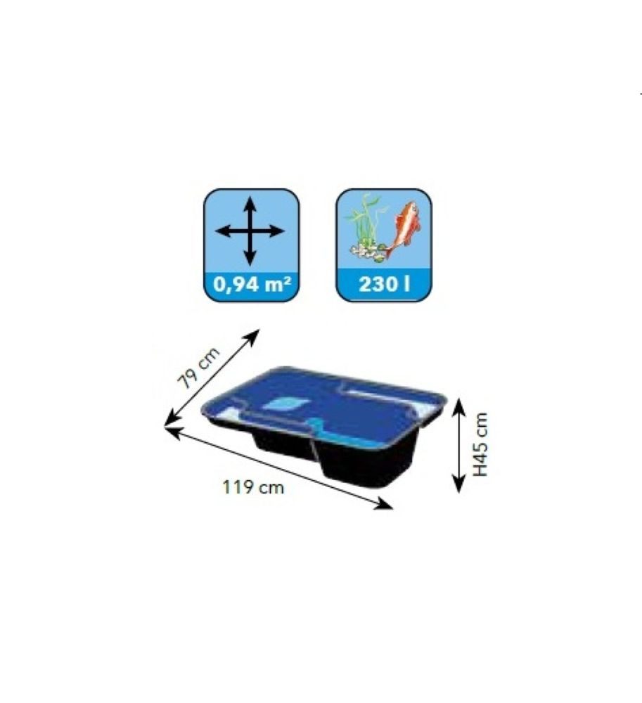 Ubbink Fertigteich JUPITER SI - Fertigteich günstig online kaufen