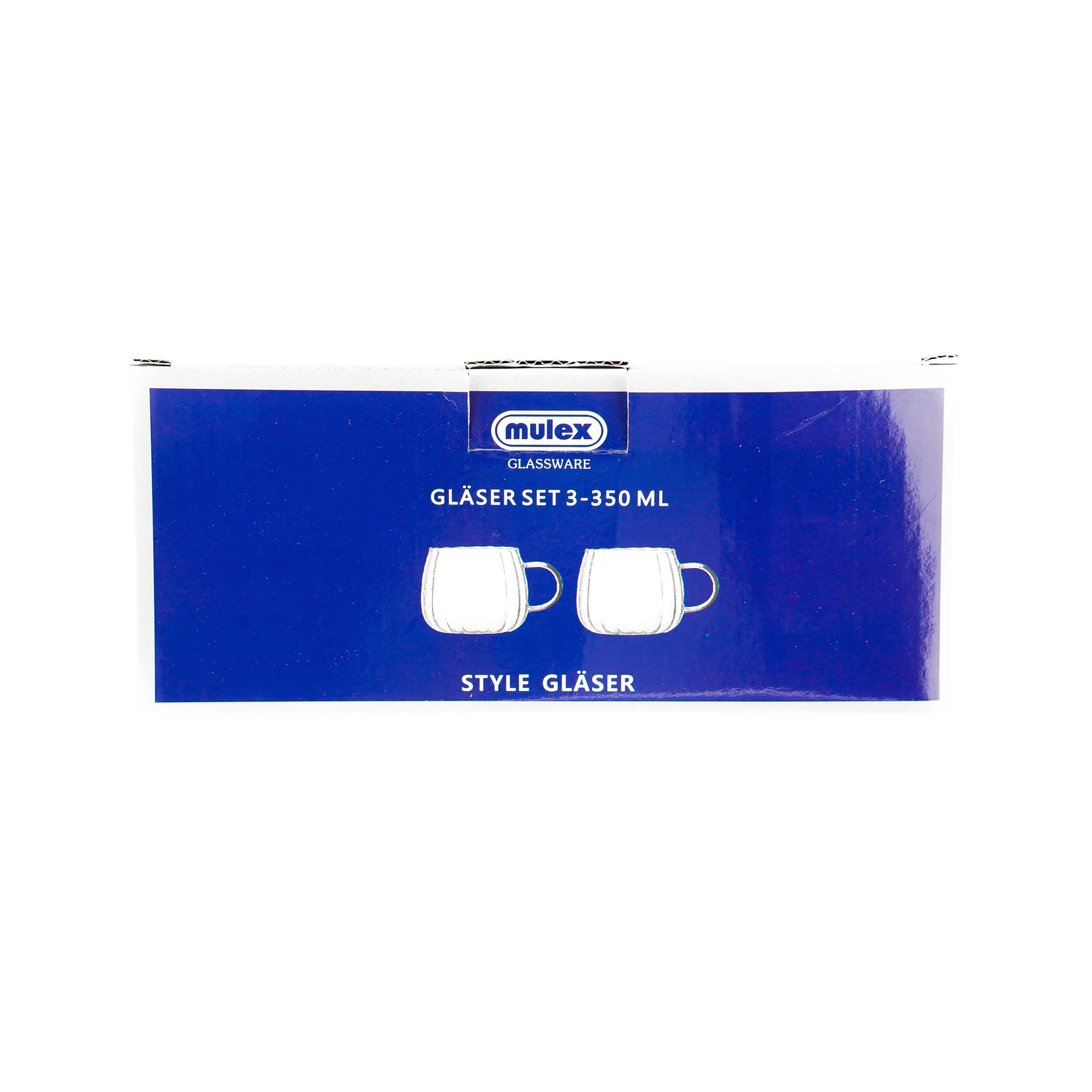 Mulex Gläser-Set Mulex Gläser-Set Riffle Hitzebeständig 350 ml transparent, 2-tlg. – Bild 5 von 5