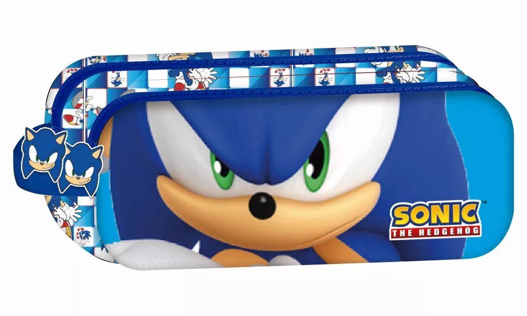 KPop Demon Hunters Kreativset Sonic the Hedgehog Modern 2-Fächer Stifterolle 23 cm