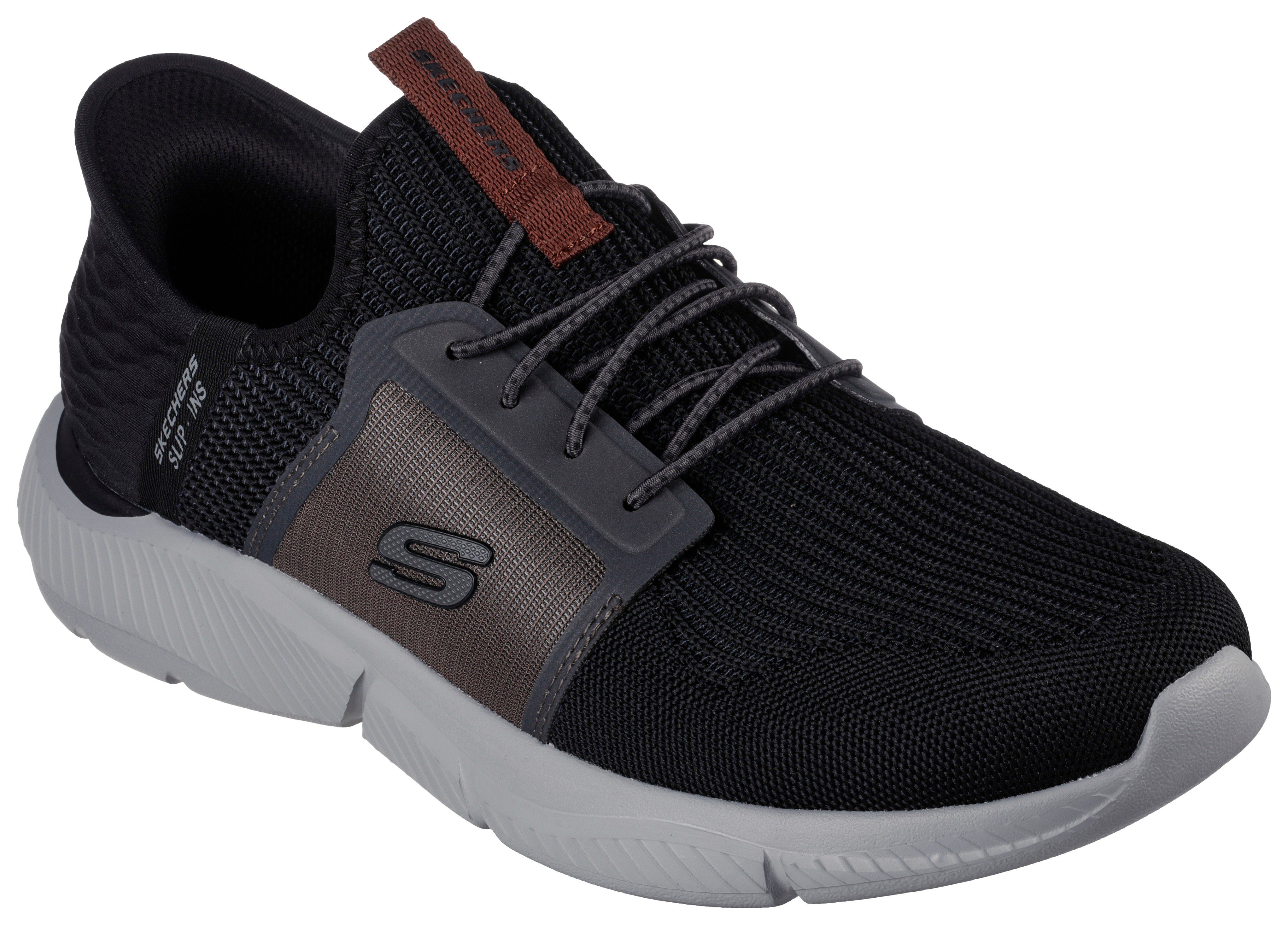 Skechers INGRAM-BRACKETT Slip-On Sneaker Slipper, Trainingsschuh, Freizeitschuh in veganer Verarbeitung