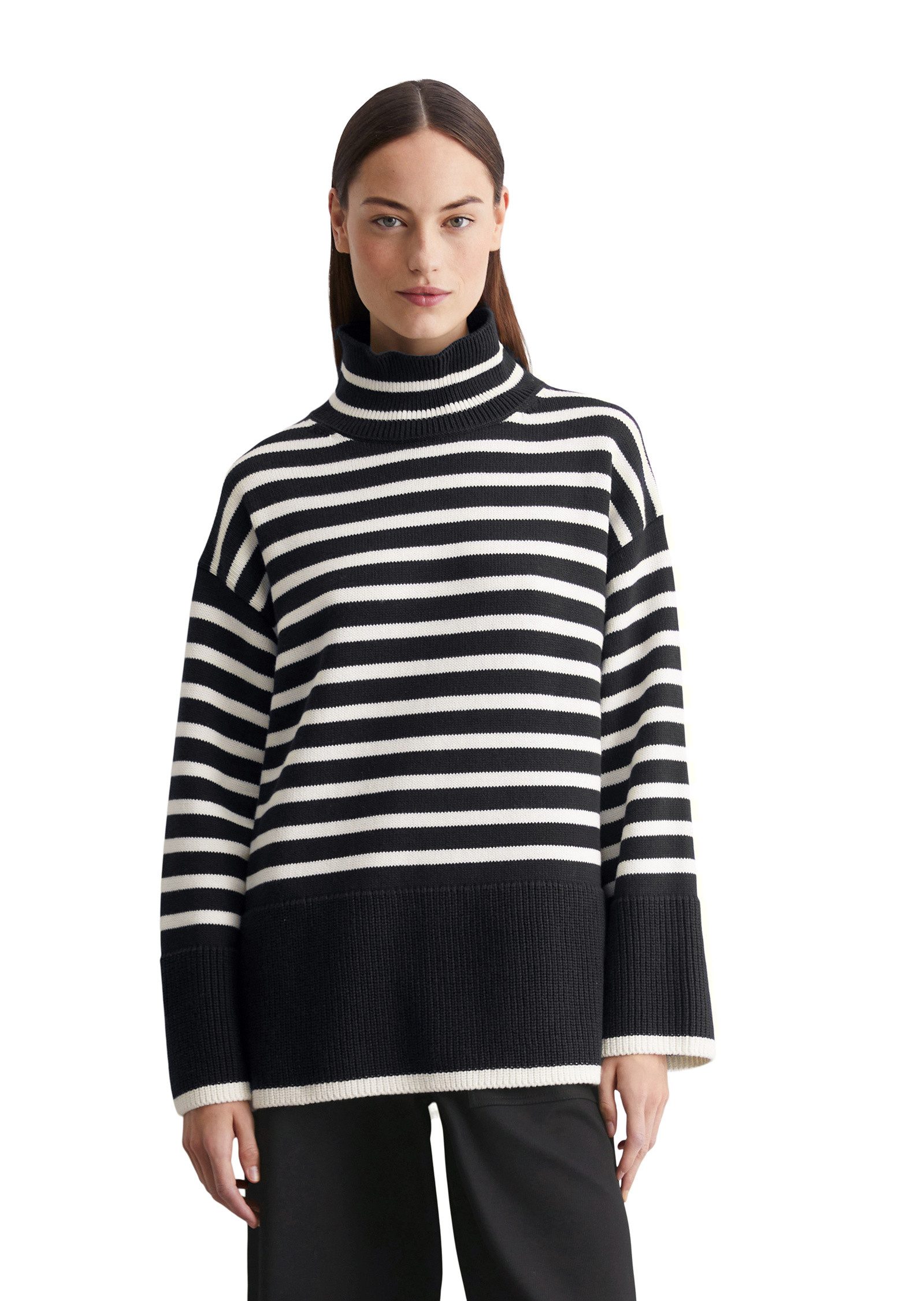 Marc O'Polo Strickpullover mit Streifen-Dessin günstig online kaufen