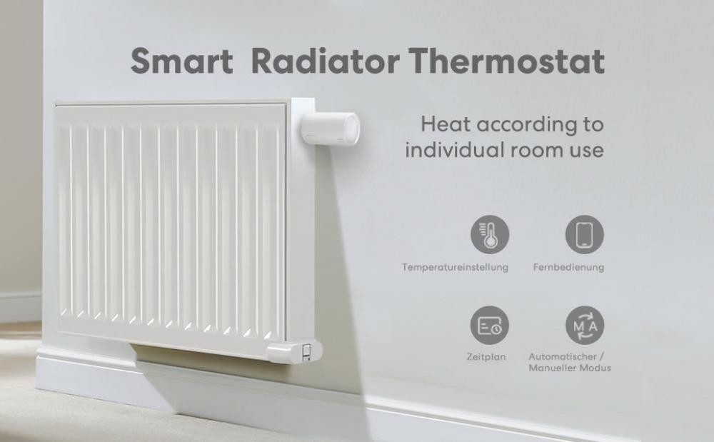 Meross Heizkörperthermostat Meross Smart Radiator Thermostat, günstig online kaufen