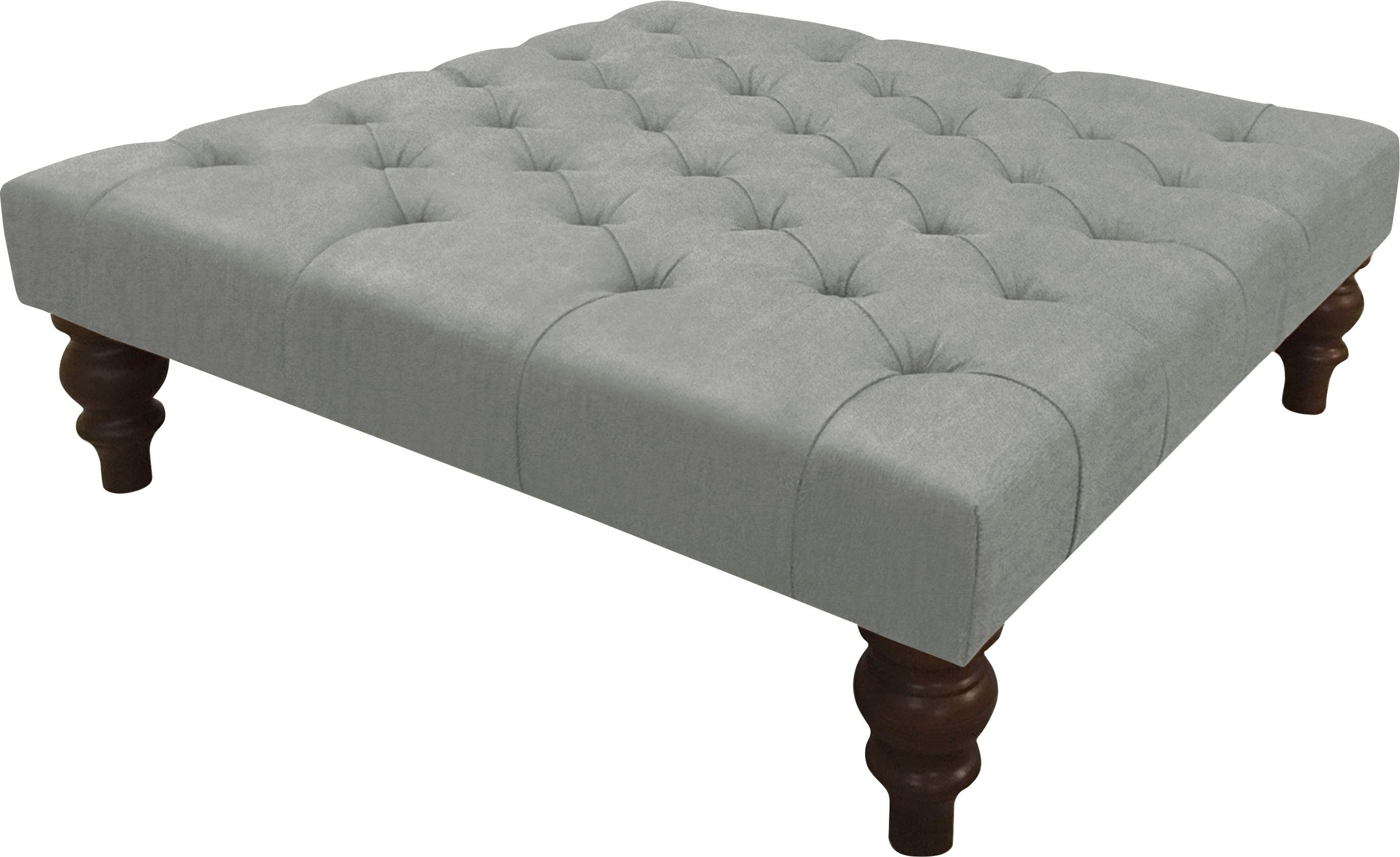 Home affaire Hocker Duc, hochwertige Knopfheftung günstig online kaufen