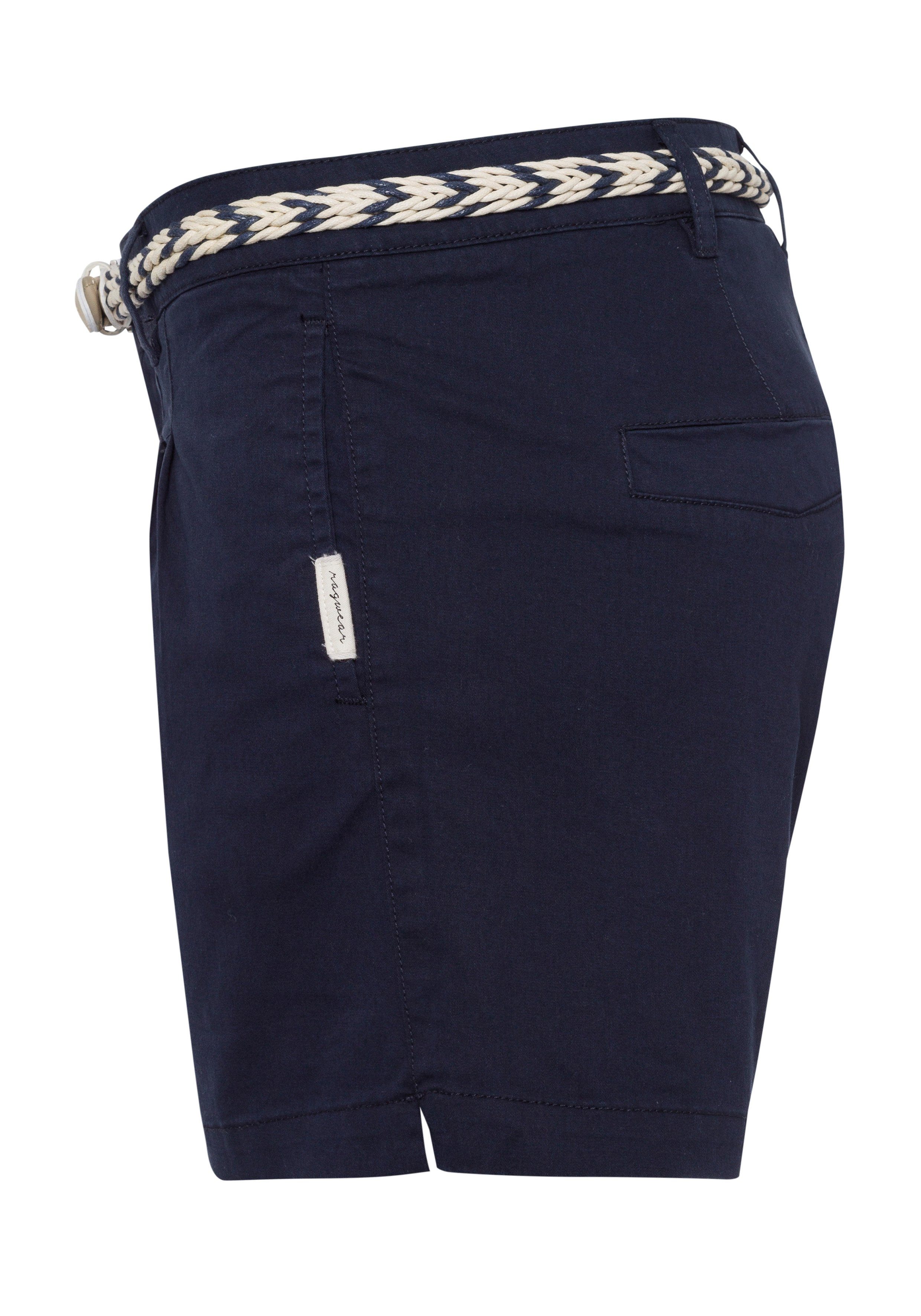 Damen Hosen Ragwear Shorts TETTO ORGANIC (2-tlg., mit abnehmbarem Gürtel)
