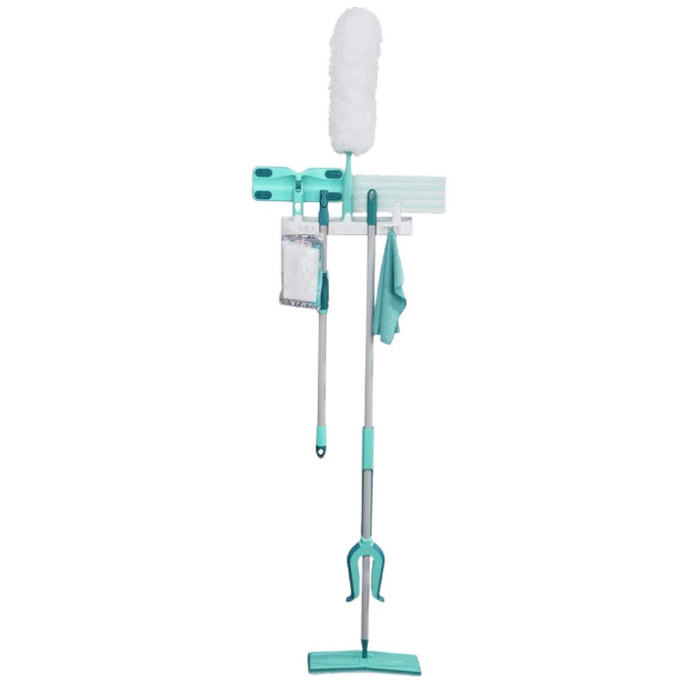 Leifheit Küchenorganizer-Set Leifheit Ordnungscenter 52111, (Einzelartikel), Für Click-System, 2 Stielhalter, 3 Haken, mit Montageset