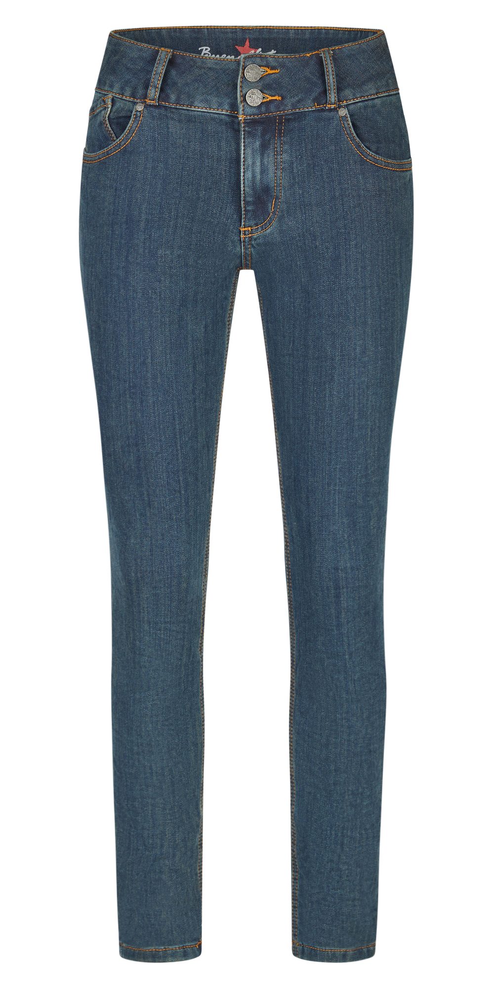 Buena Vista Stretch-Jeans BUENA VISTA TUMMYLESS CROPPED tint stone 2510 B5827 375.7590 - THERMO