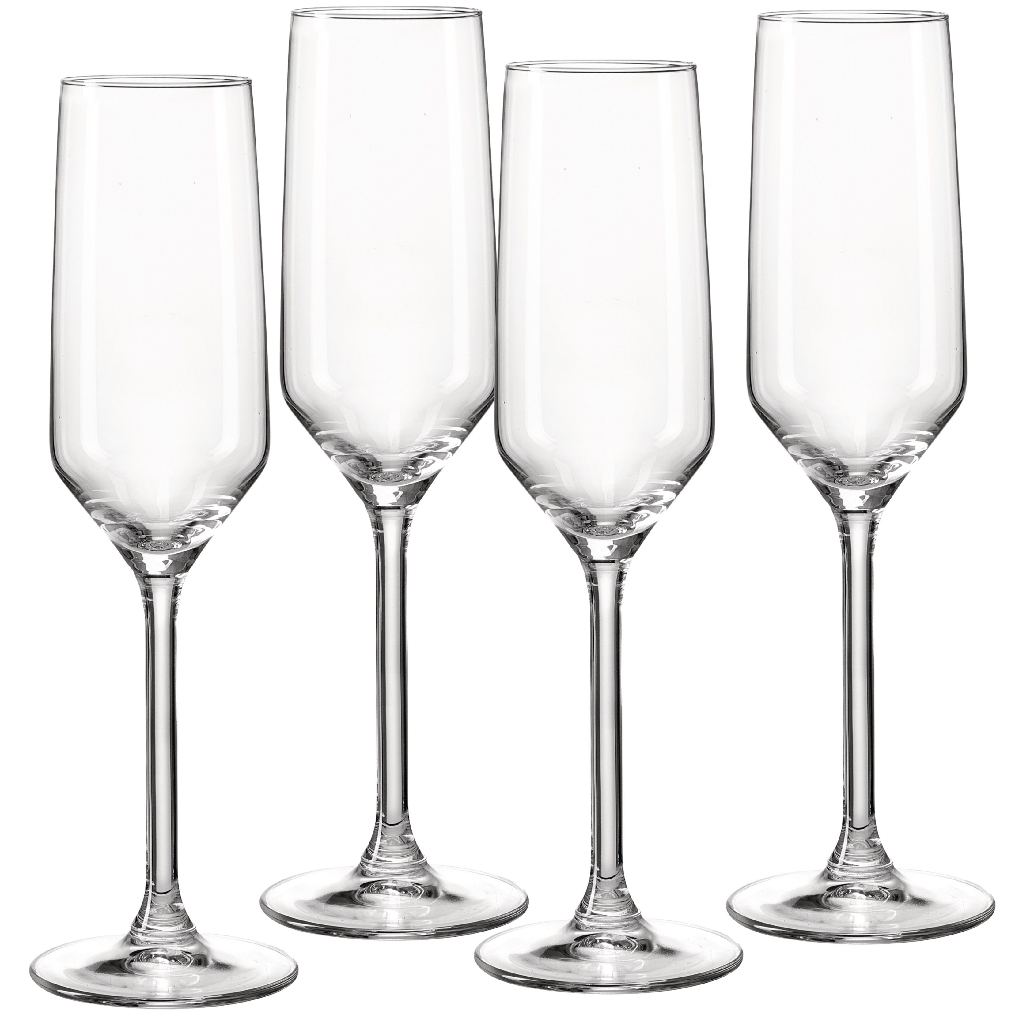 Ritzenhoff & Breker Sektglas Rumba, 4-tlg., Glas, 4er Set, je 220 ml