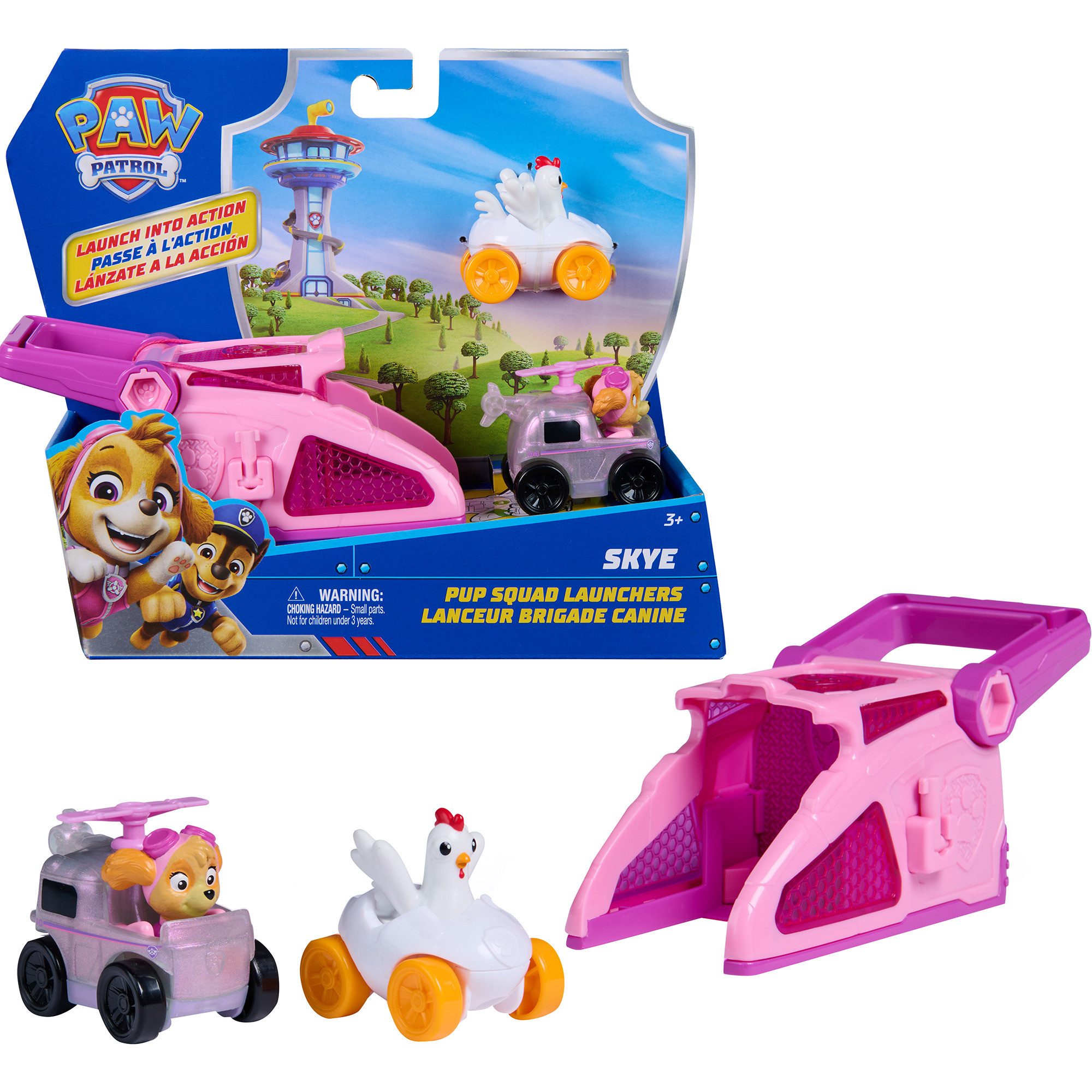 PAW PATROL Spielzeug-Auto Spin Master Paw Patrol - Pup Squad Launcher mit