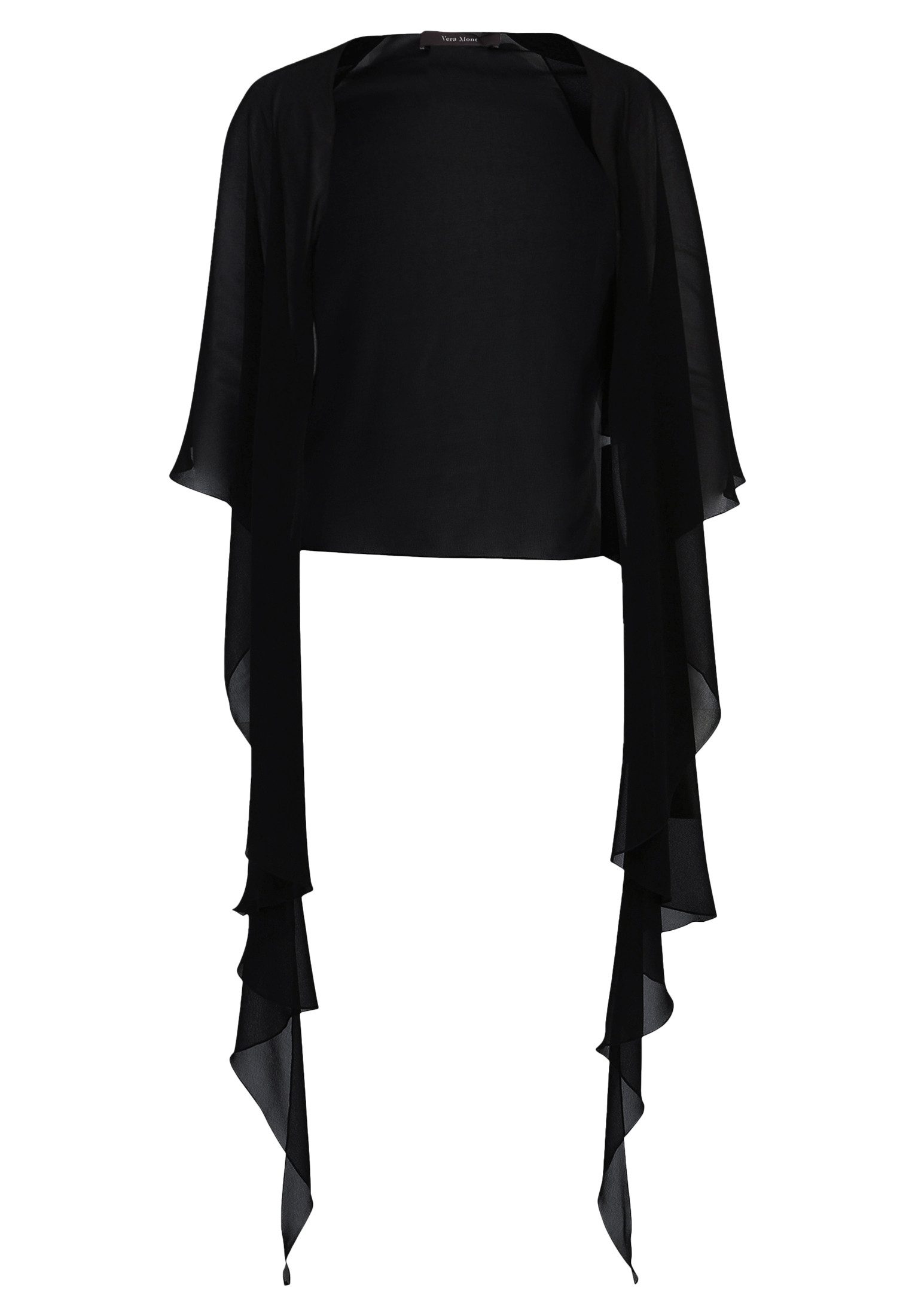 Vera Mont Multifunktionstuch "Vera Mont Damen Chiffonstola mit Volant", Nah günstig online kaufen
