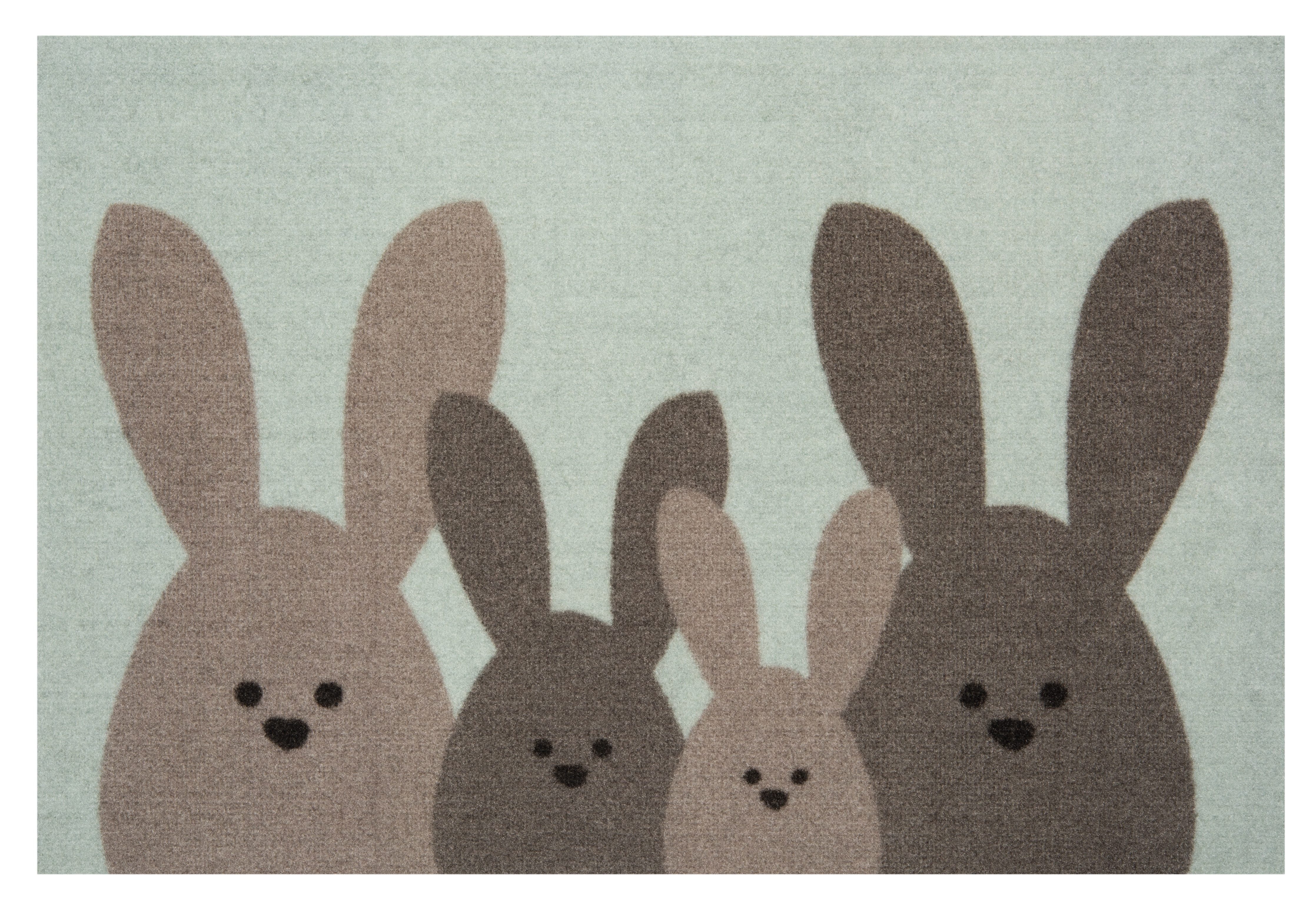 HANSE Home Fußmatte Bunny Family, Türmatte, günstig online kaufen