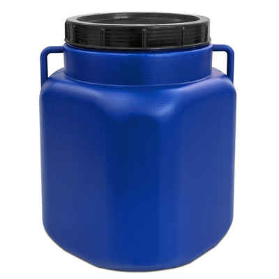 Plasteo Regentonne 60 Liter Weithalsfass Lebensmittelecht BPA-Frei Sauerkrautfass, 30 l, BPA-Frei
