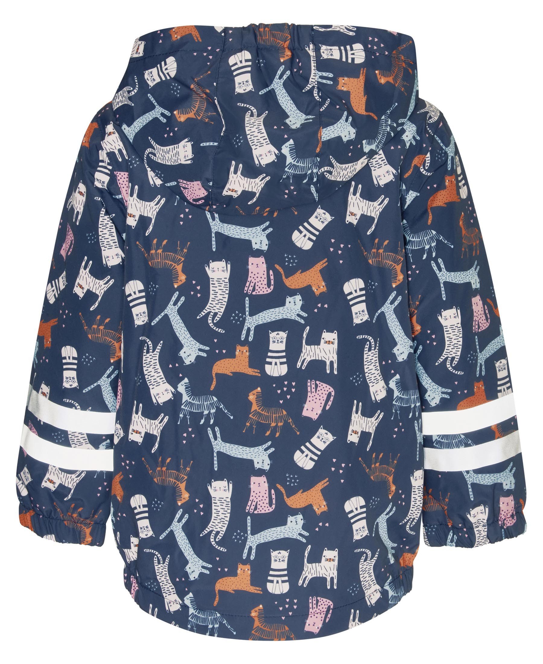 Playshoes Regenjacke Outdoor-Jacke Katzen allover