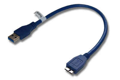 vhbw passend für Medion Akoya MD98716, P2214T, MD99480, MD99430 USB-Kabel, Micro-USB