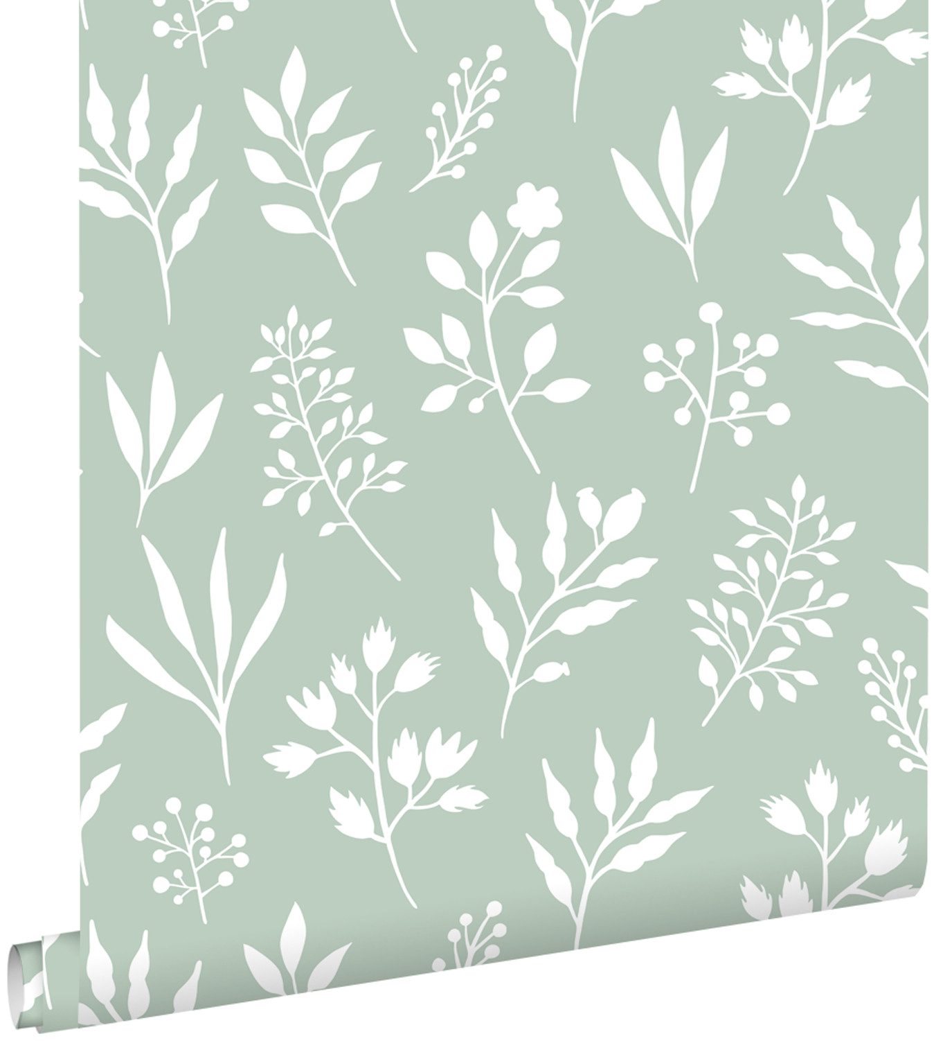 ESTAhome Mustertapete Blumenmuster im skandinavischen Stil